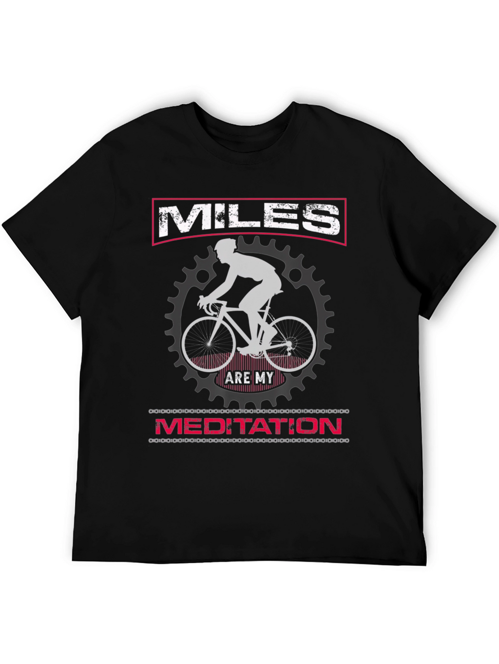 Miles Are My Meditation Cycling T-Shirt