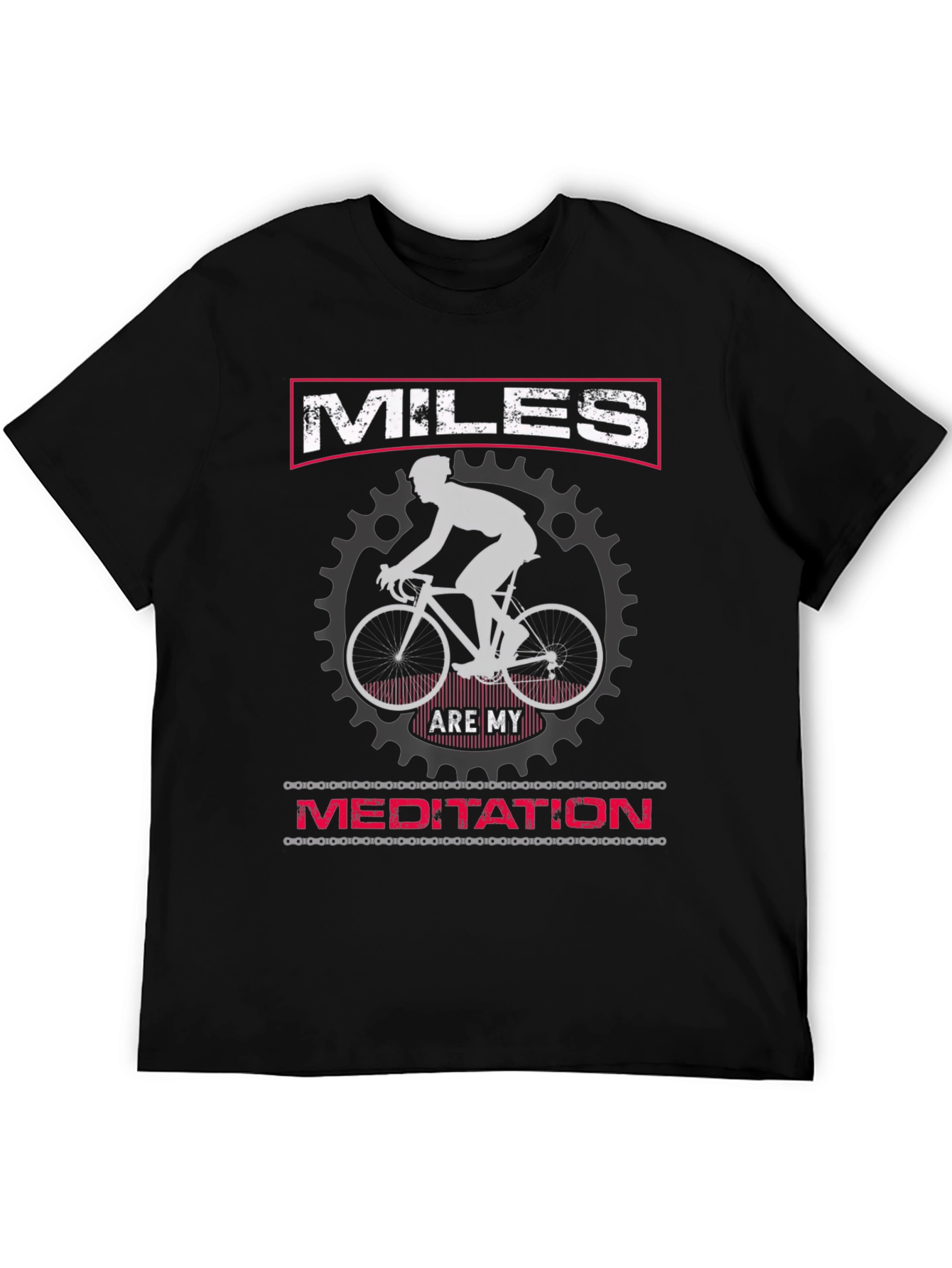 Miles Are My Meditation Cycling T-Shirt