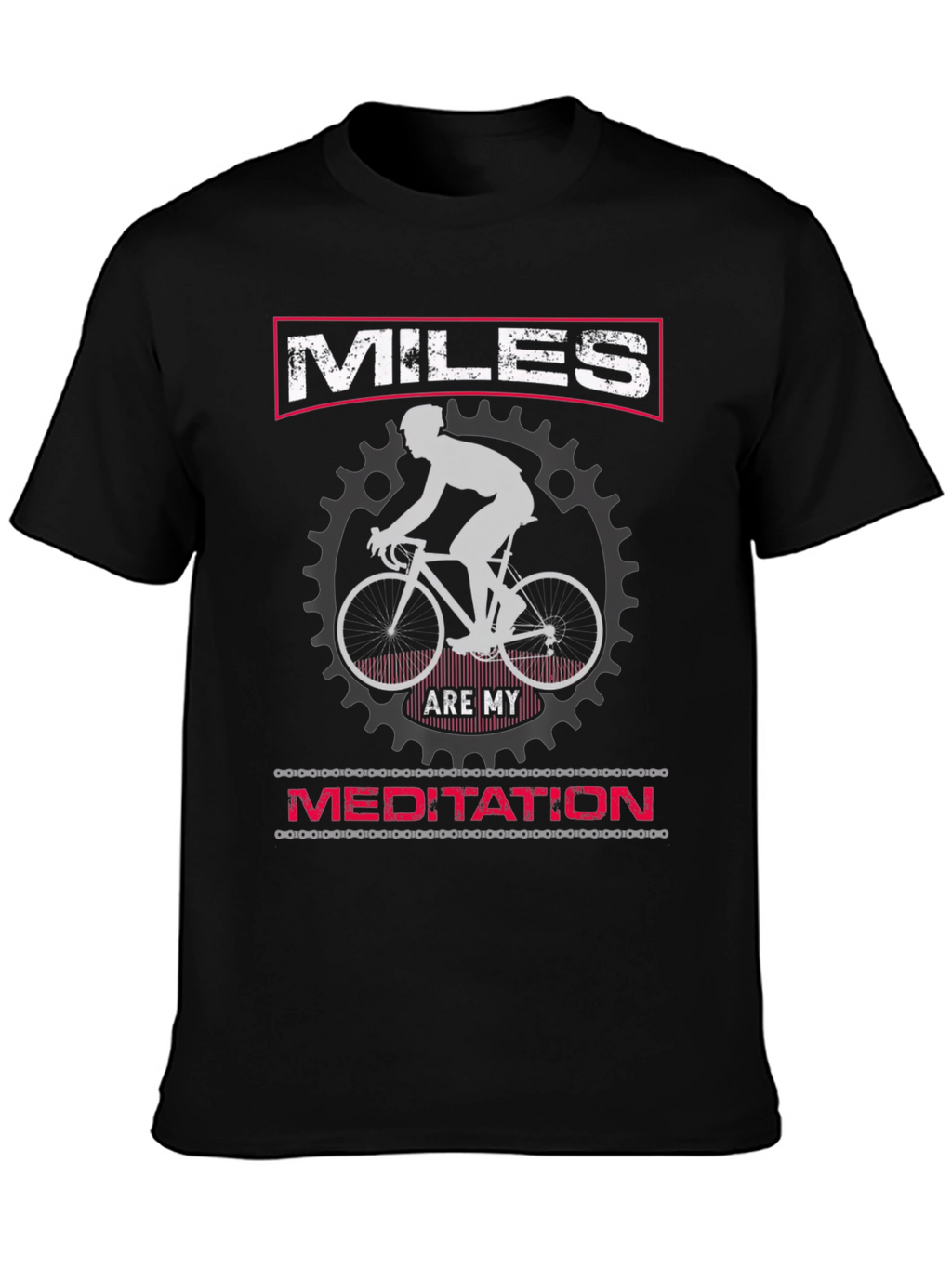 Miles Are My Meditation Cycling T-Shirt