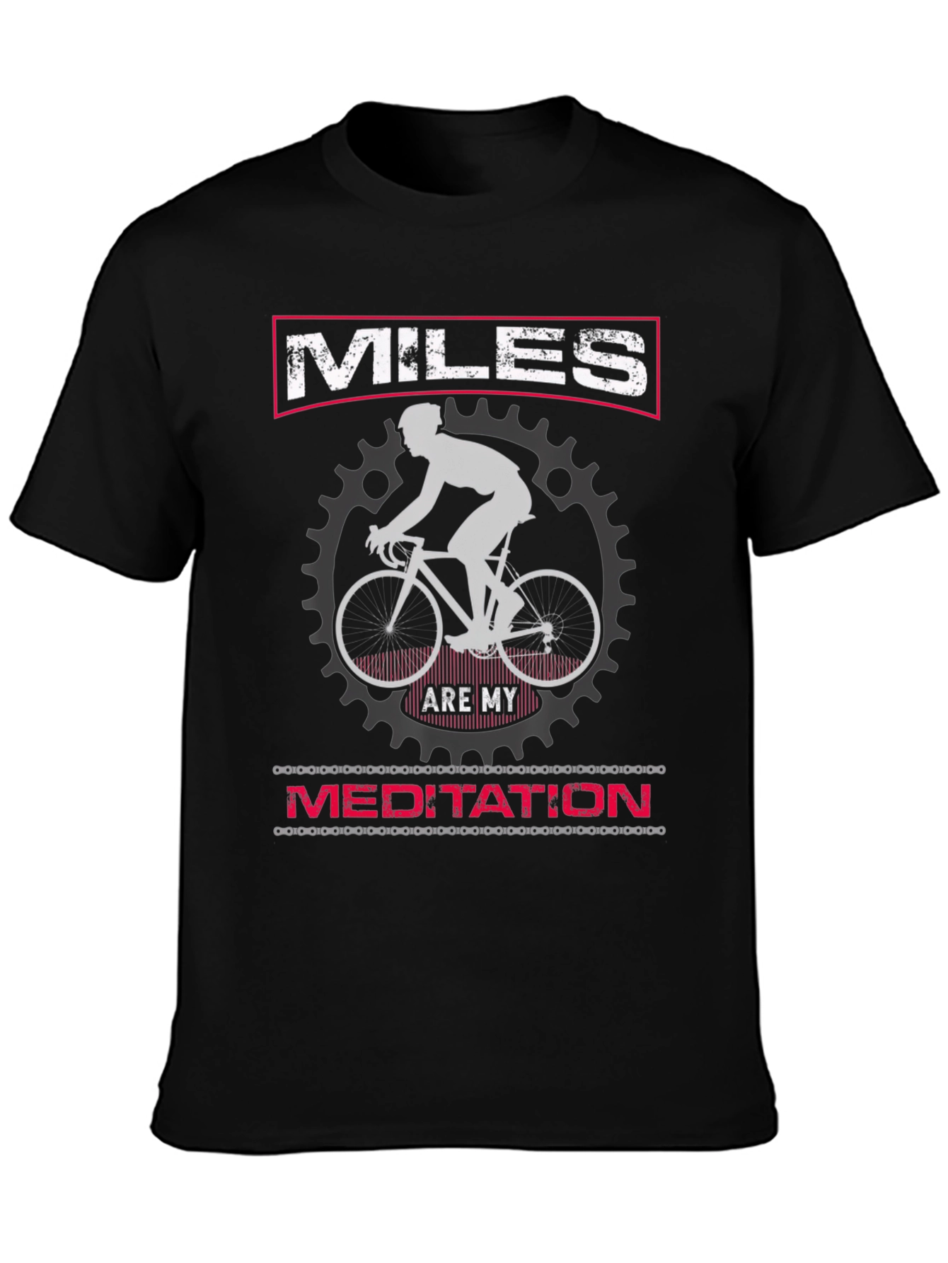 Miles Are My Meditation Cycling T-Shirt