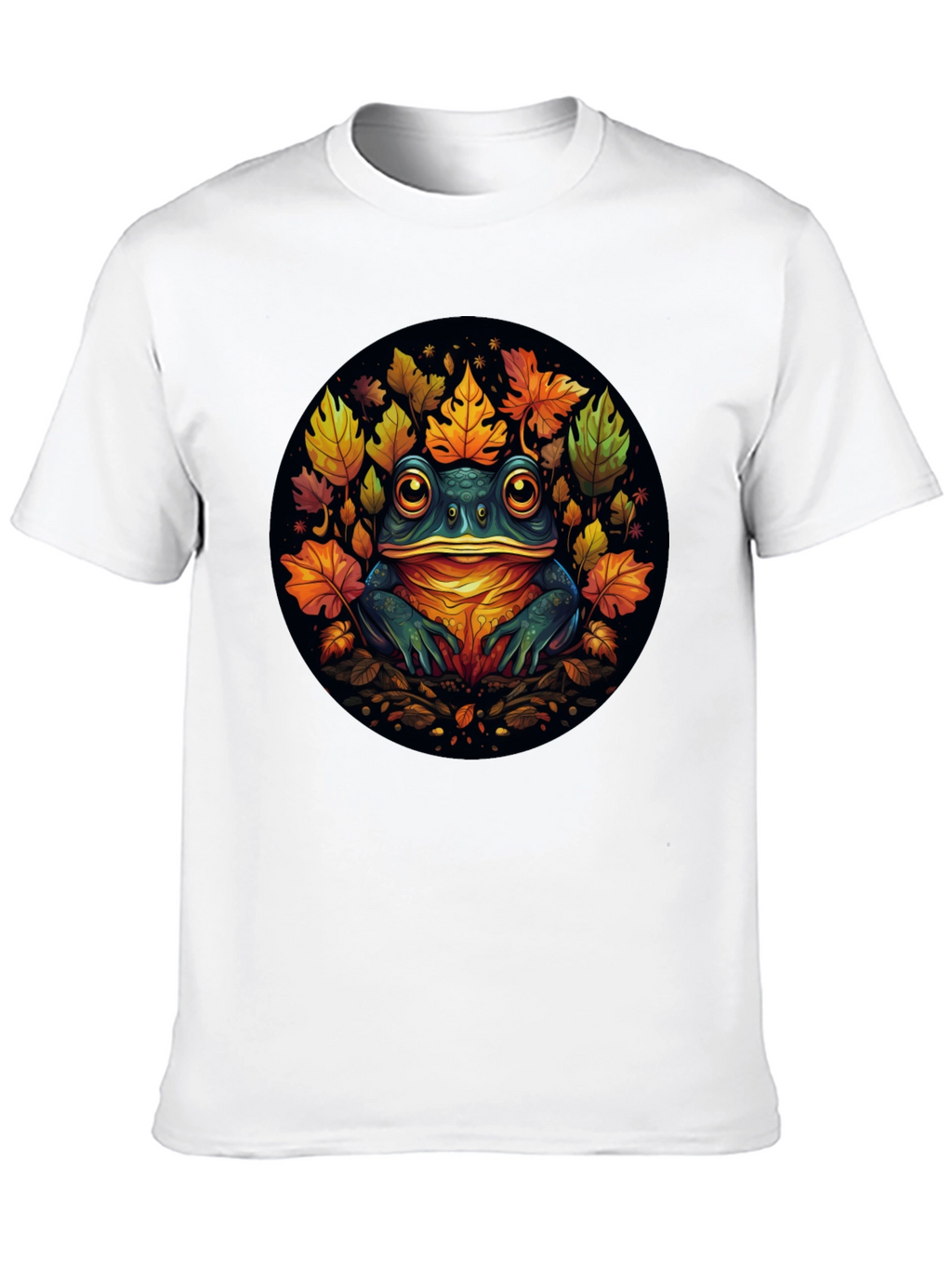 Autumn Frog Tee - Unique Fall Design