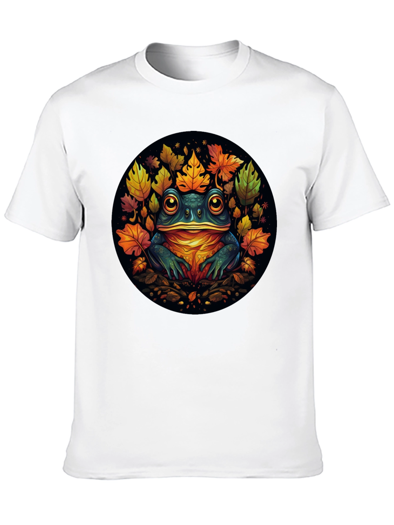 Autumn Frog Tee - Unique Fall Design
