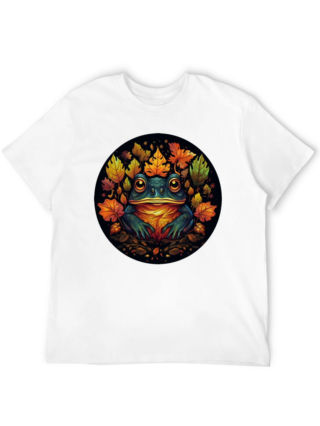 Autumn Frog Tee - Unique Fall Design