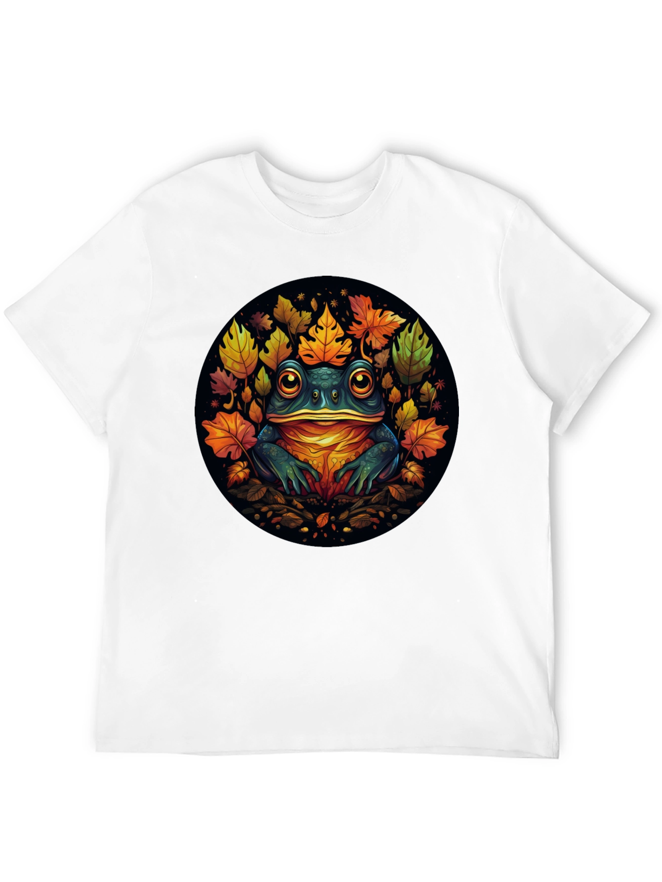 Autumn Frog Tee - Unique Fall Design