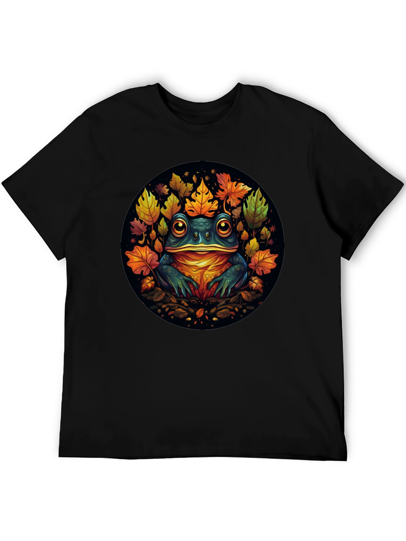 Autumn Frog Tee - Unique Fall Design