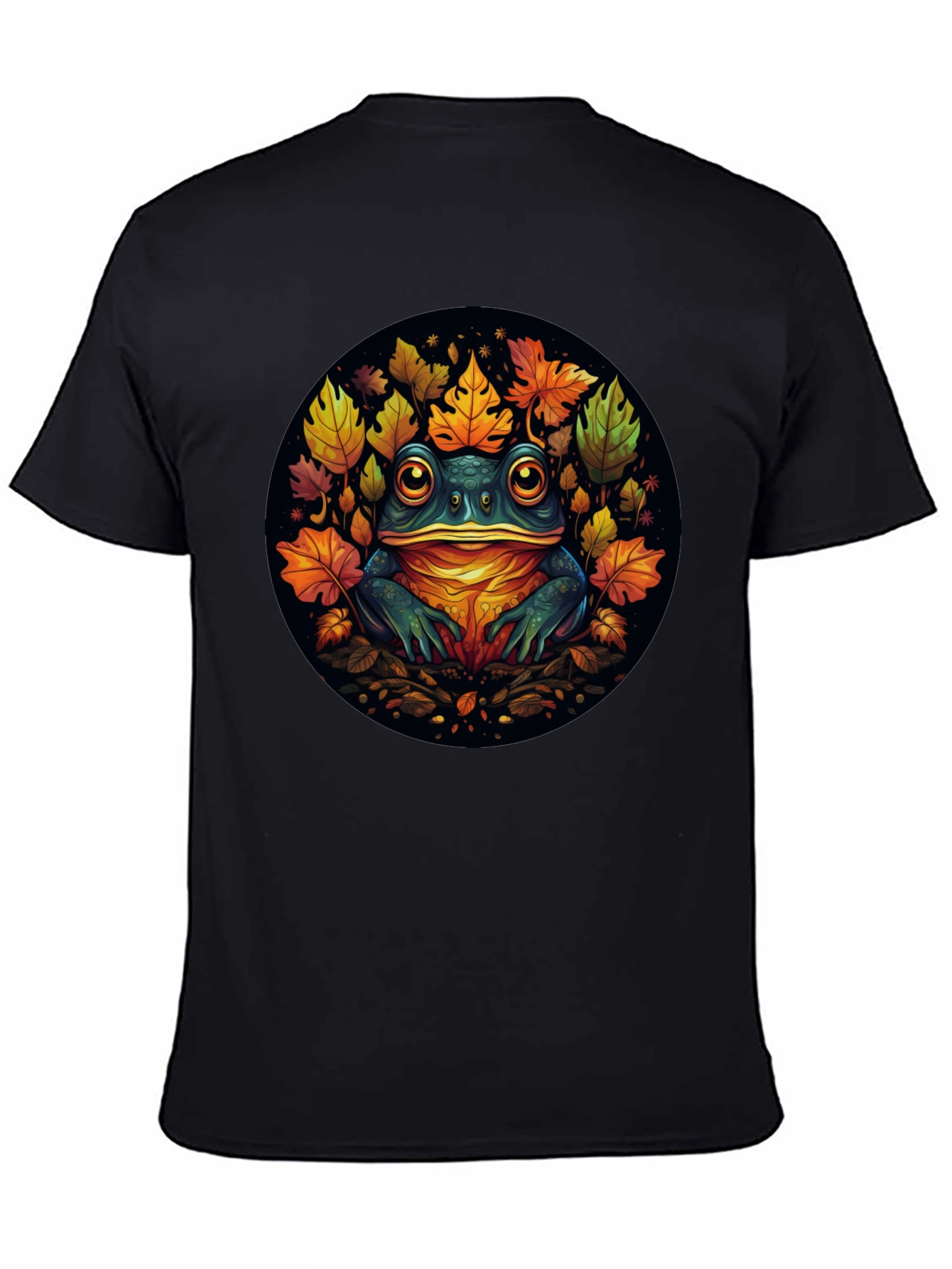 Autumn Frog Tee - Unique Fall Design
