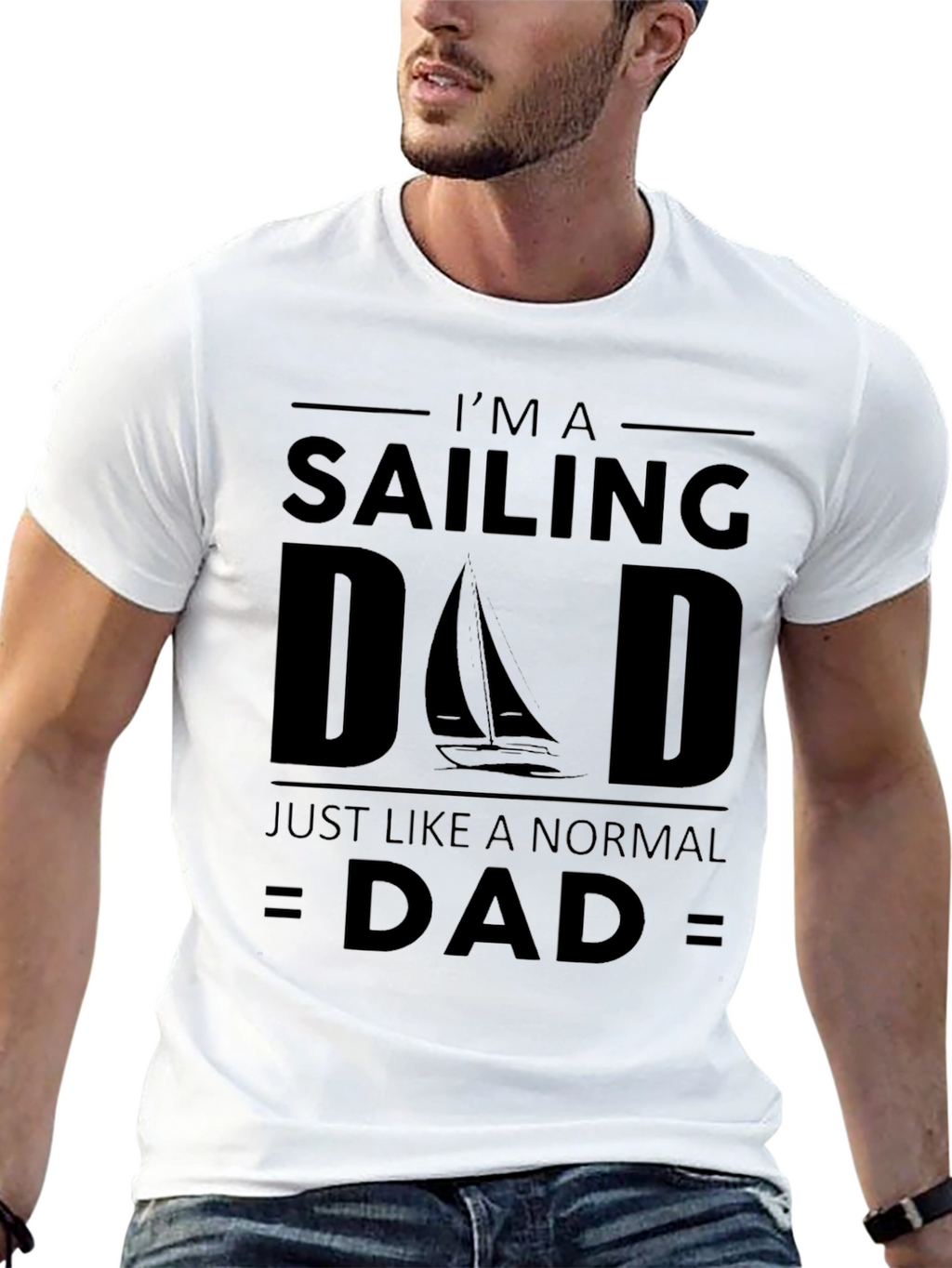 Sailing Dad T-Shirt - Funny Fathers Day Tee