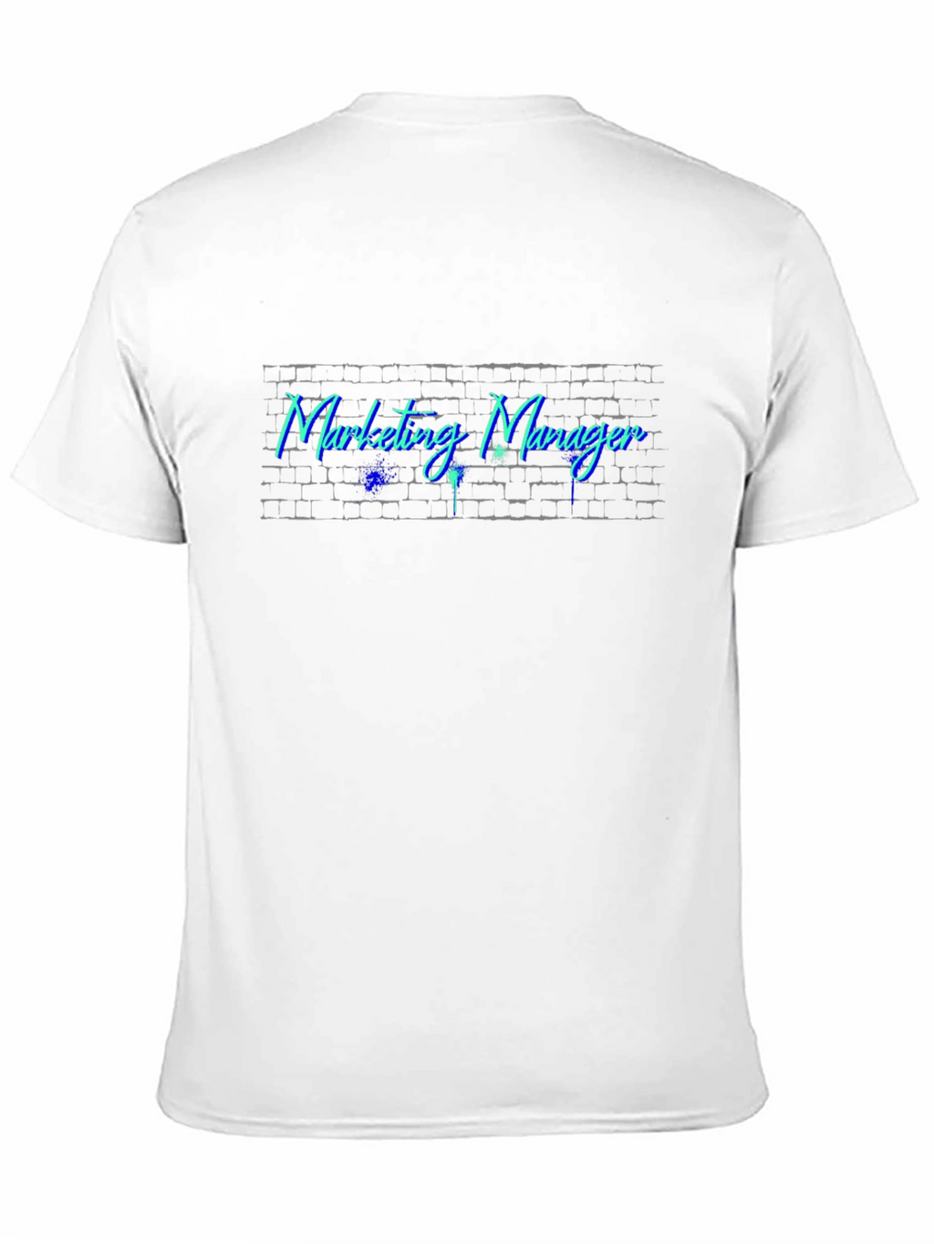 Marketing Manager Brick Wall Graphic T-Shirt