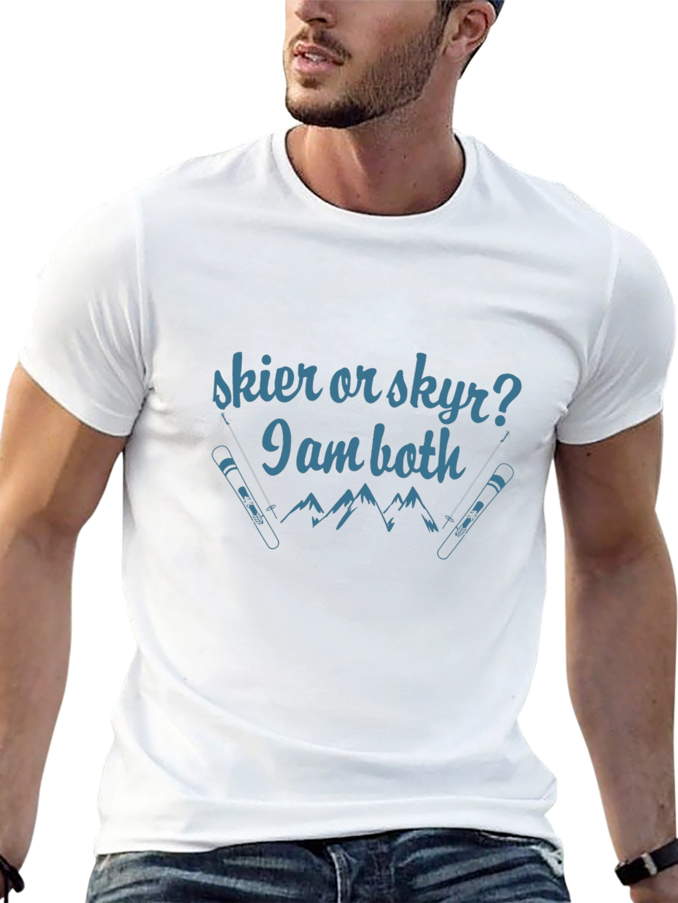 Skier Or Skyr? T-Shirt - I Am Both!