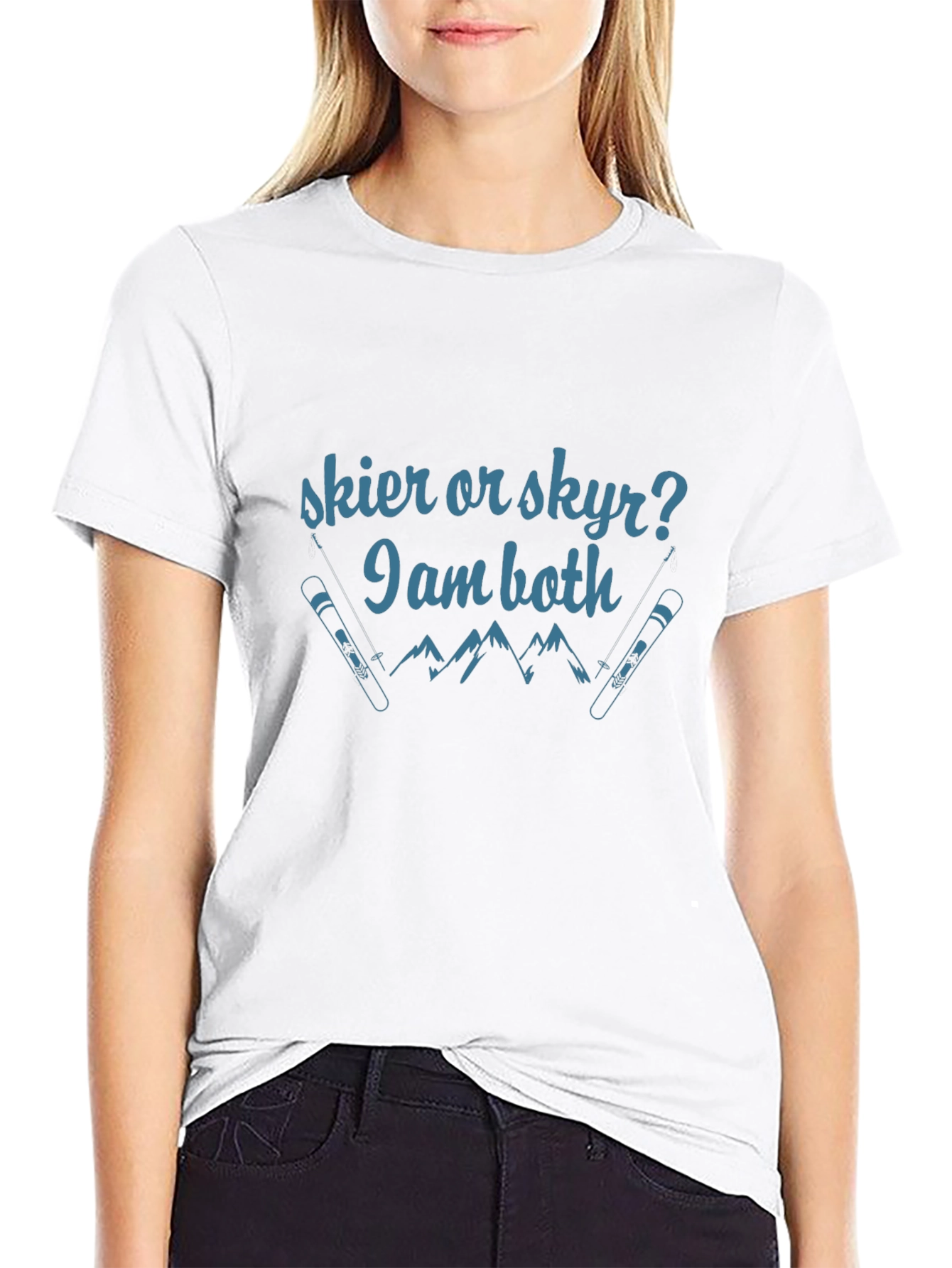 Skier Or Skyr? T-Shirt - I Am Both!