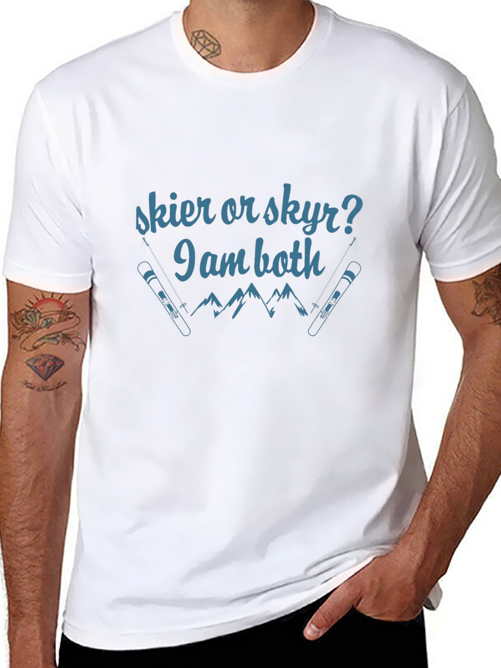 Skier Or Skyr? T-Shirt - I Am Both!