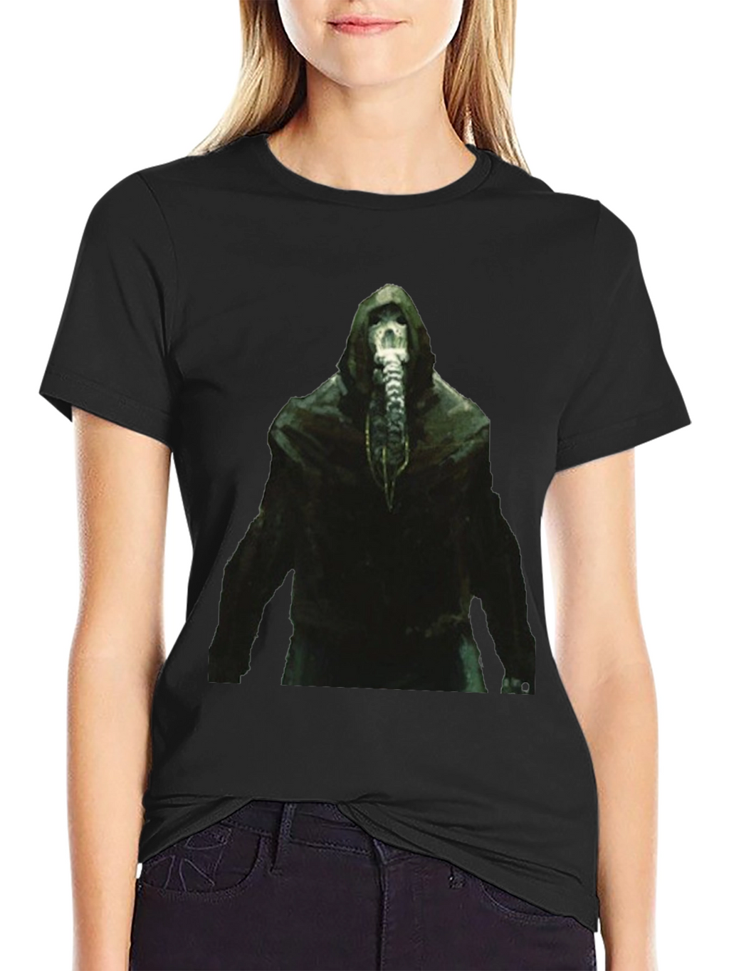 Plague Doctor Graphic T-Shirt - Black