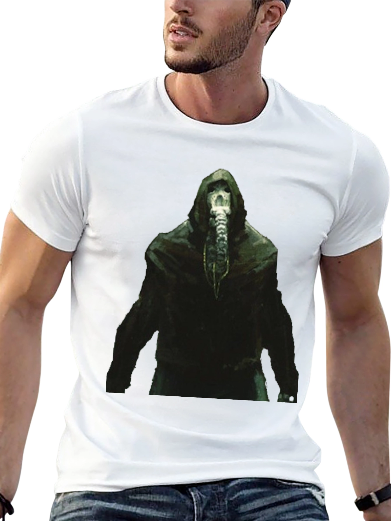Plague Doctor Graphic T-Shirt - Black
