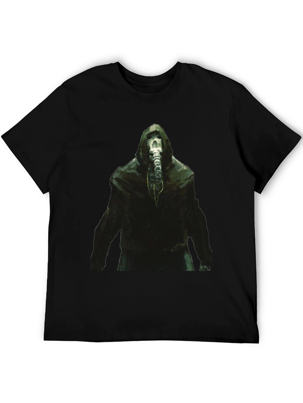 Plague Doctor Graphic T-Shirt - Black