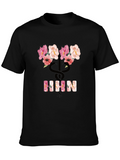 Floral Nurse T-Shirt - Stylish Medical Apparel