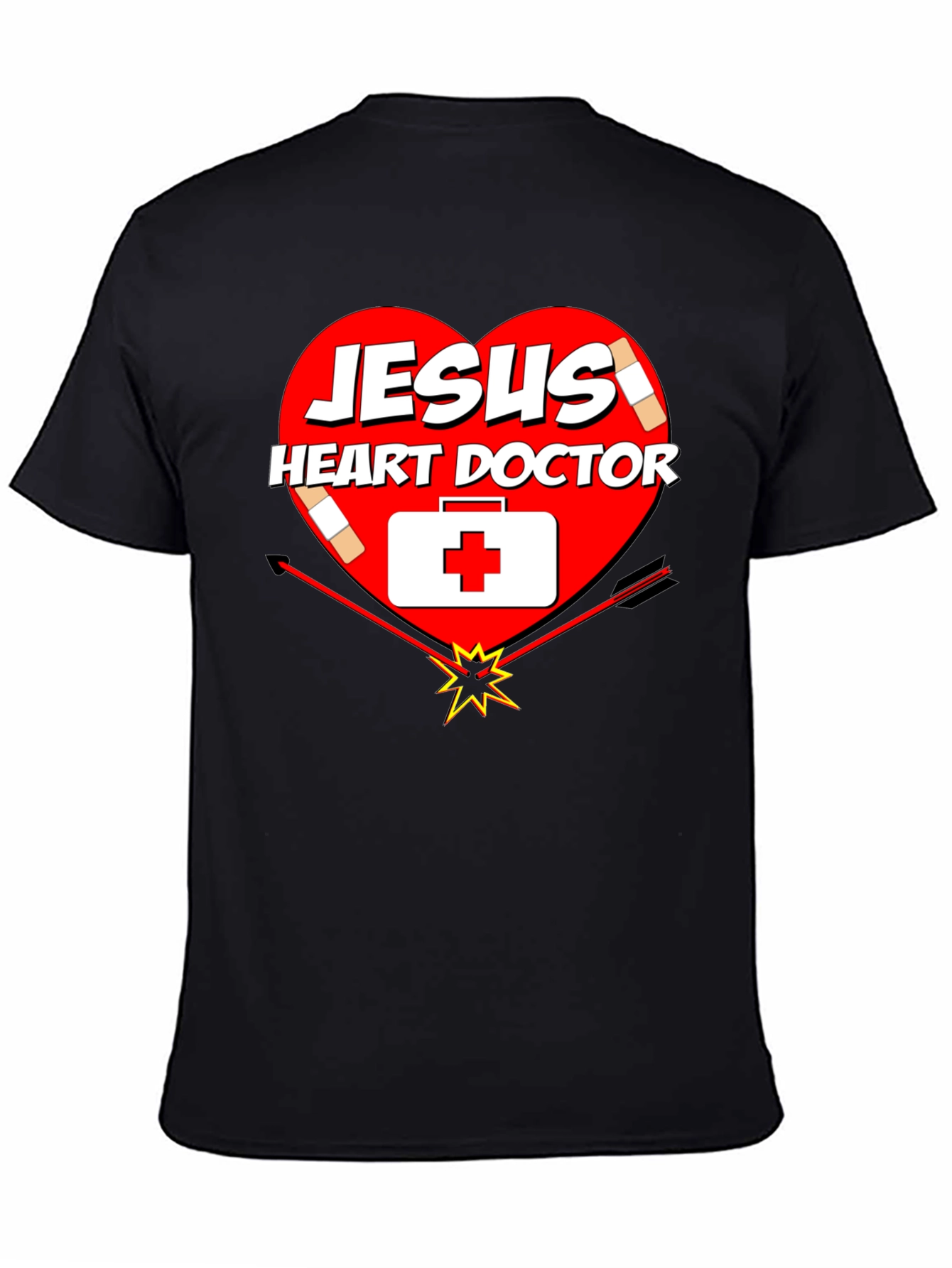 Jesus Heart Doctor Graphic T-Shirt
