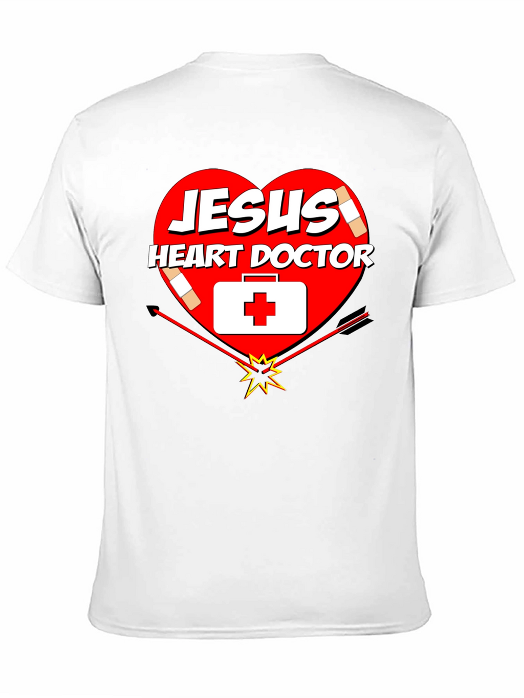 Jesus Heart Doctor Graphic T-Shirt