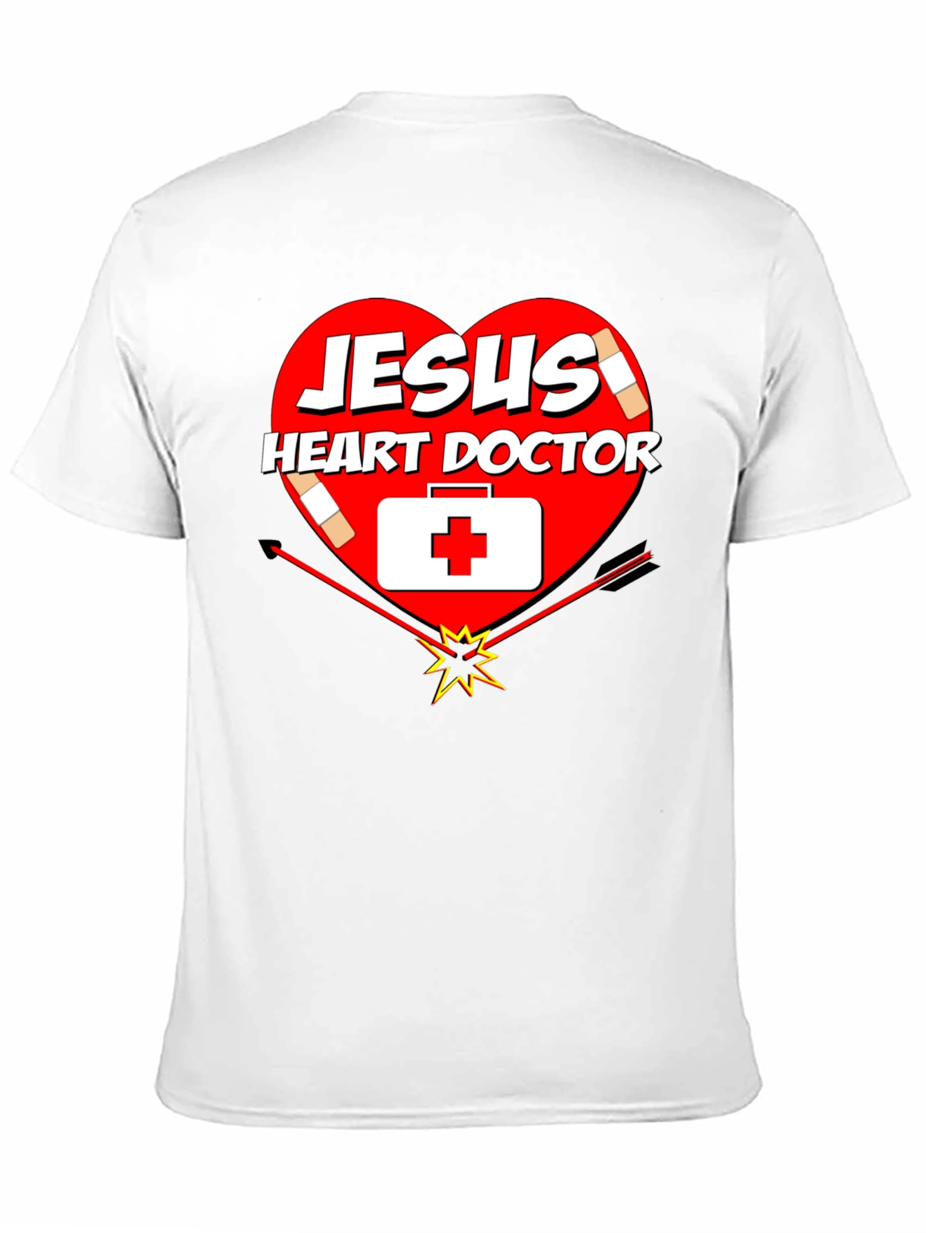 Jesus Heart Doctor Graphic T-Shirt