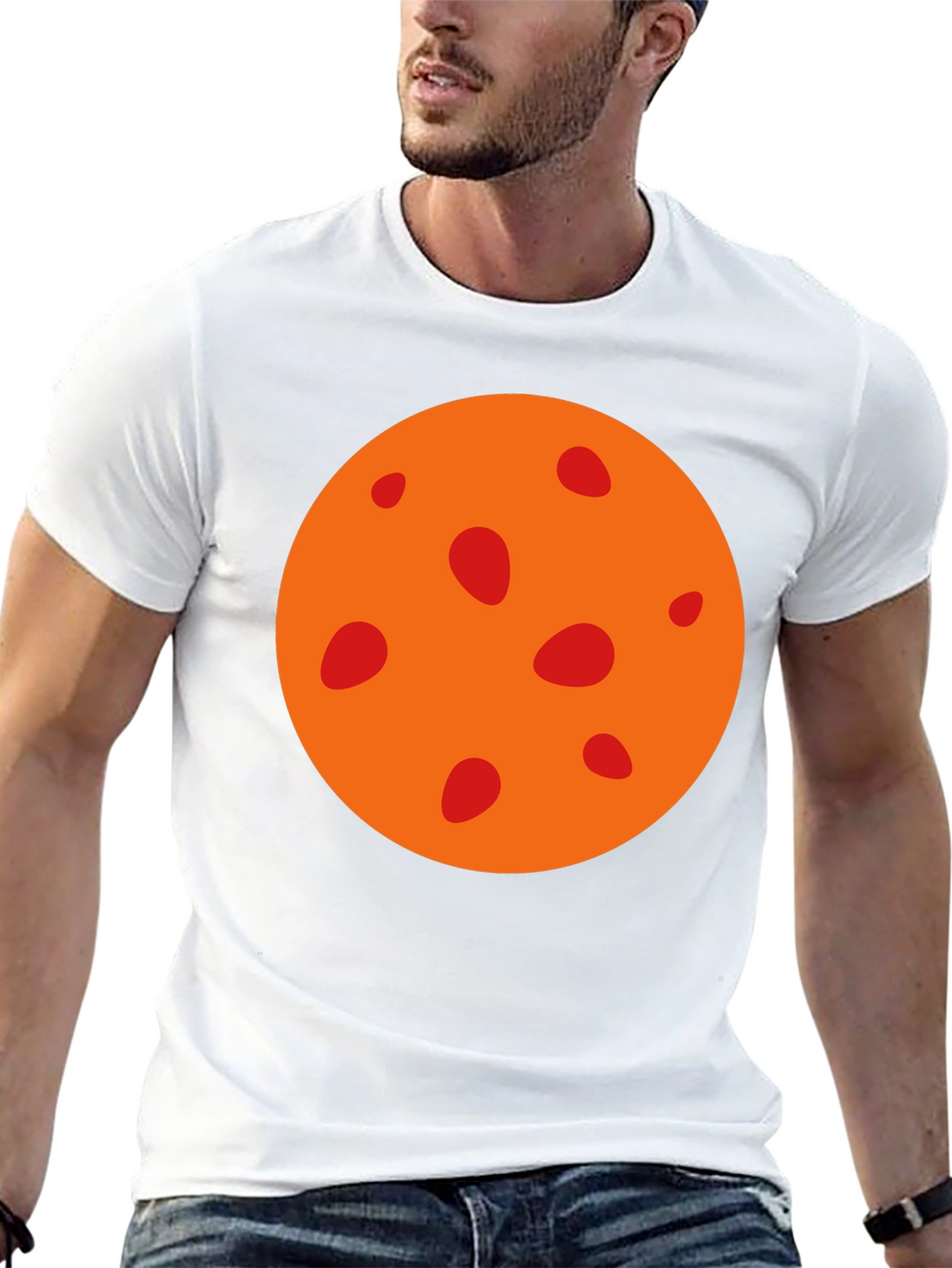 Mars Graphic Tee - Black Cotton T-Shirt