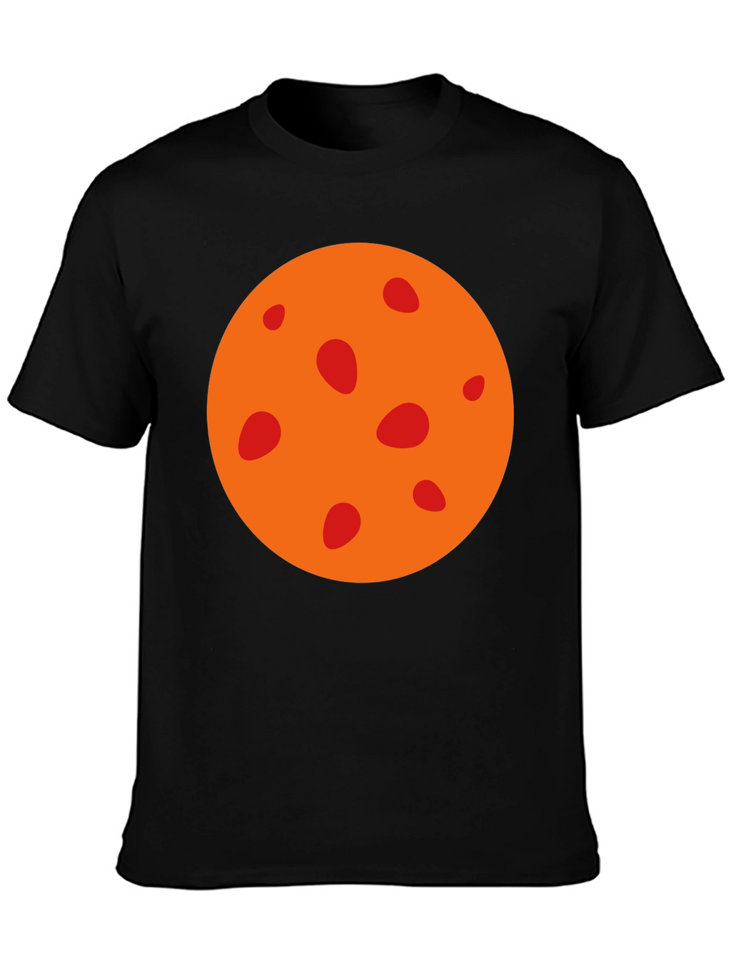 Mars Graphic Tee - Black Cotton T-Shirt