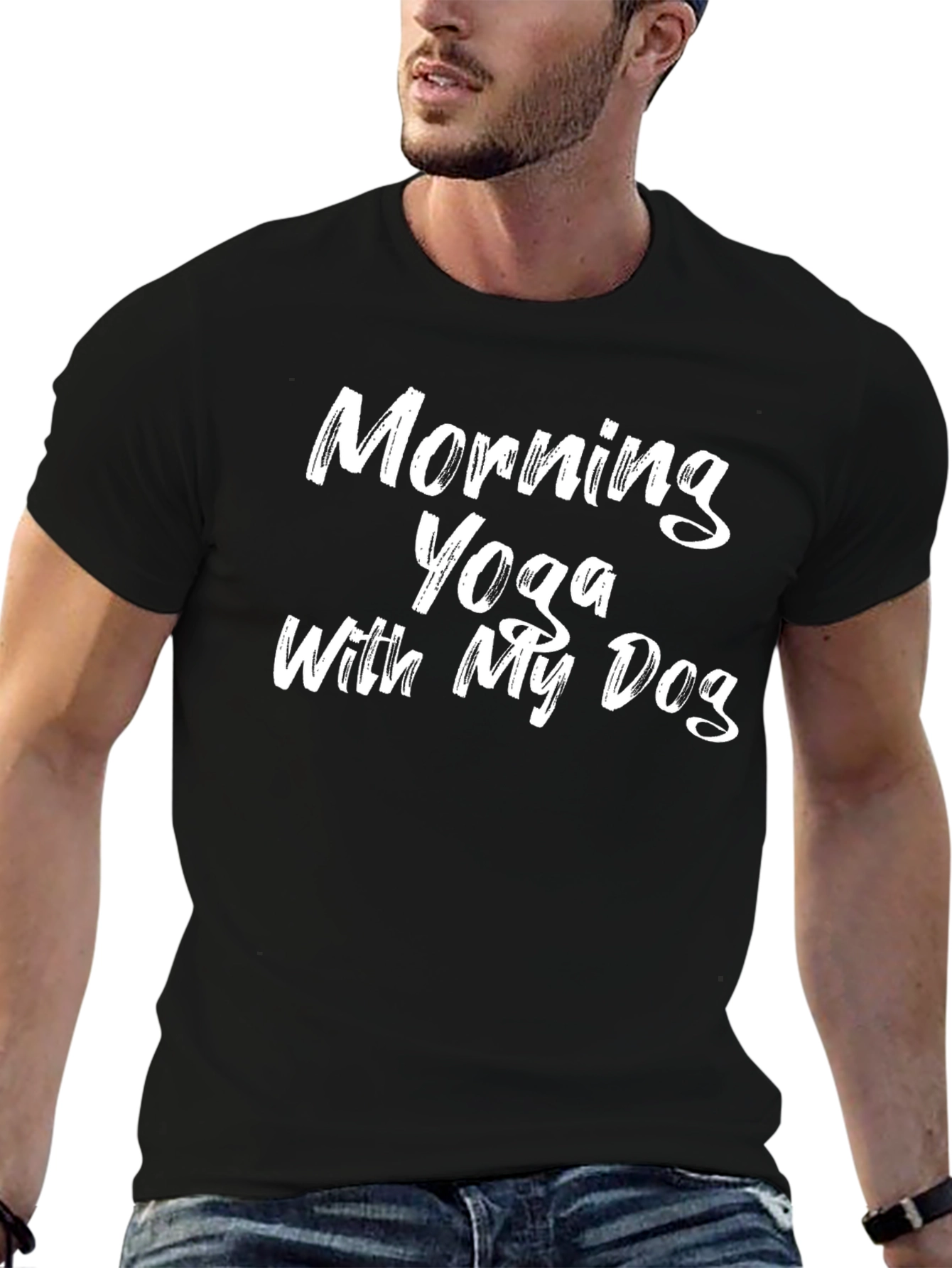 Morning Yoga With My Dog T-Shirt