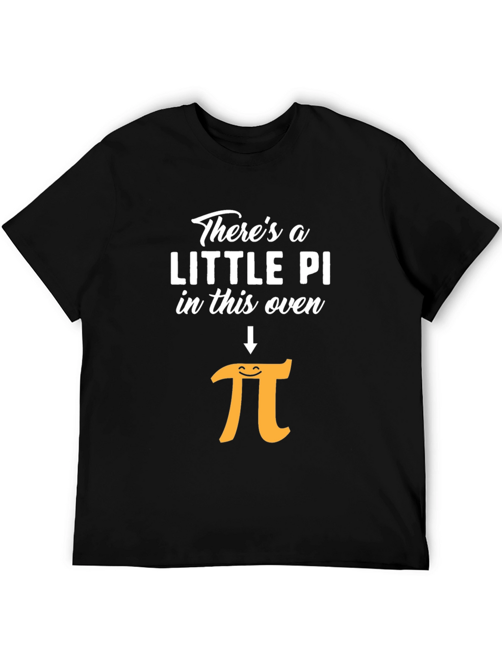 Funny Little Pi in This Oven Pregnancy Announcement Shirt