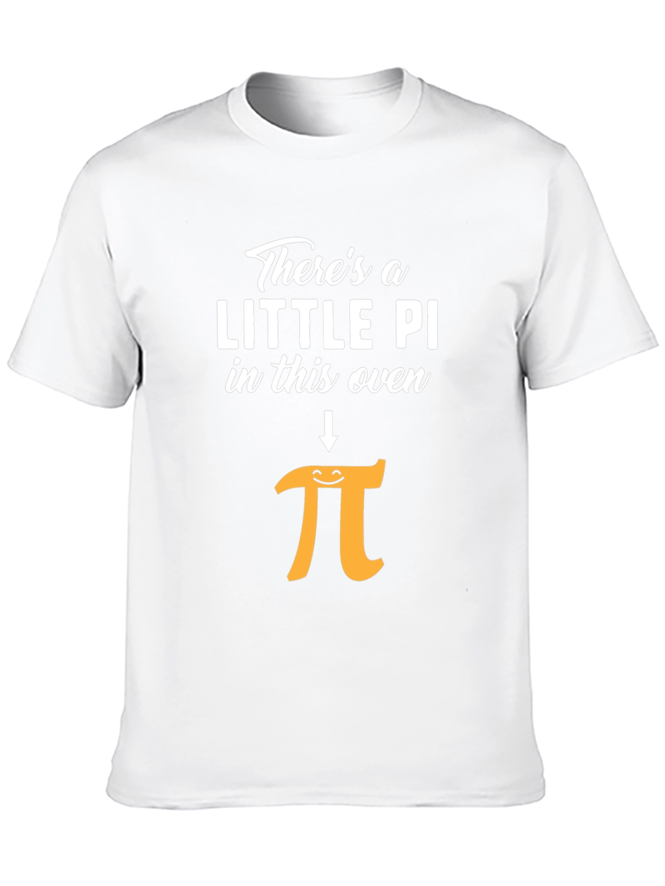 Funny Little Pi in This Oven Pregnancy Announcement Shirt