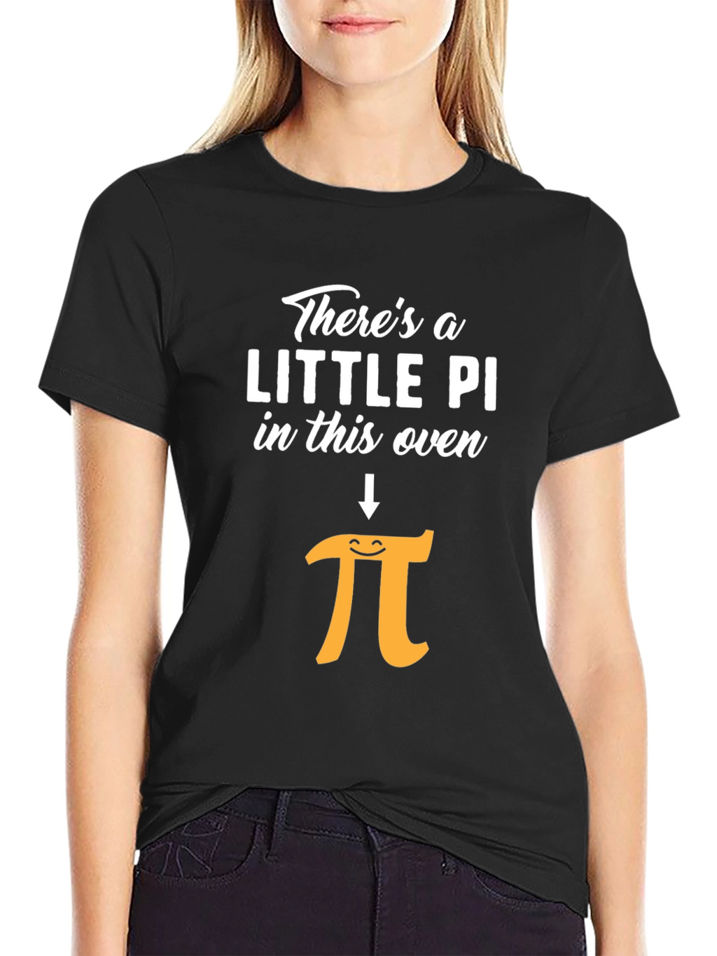 Funny Little Pi in This Oven Pregnancy Announcement Shirt