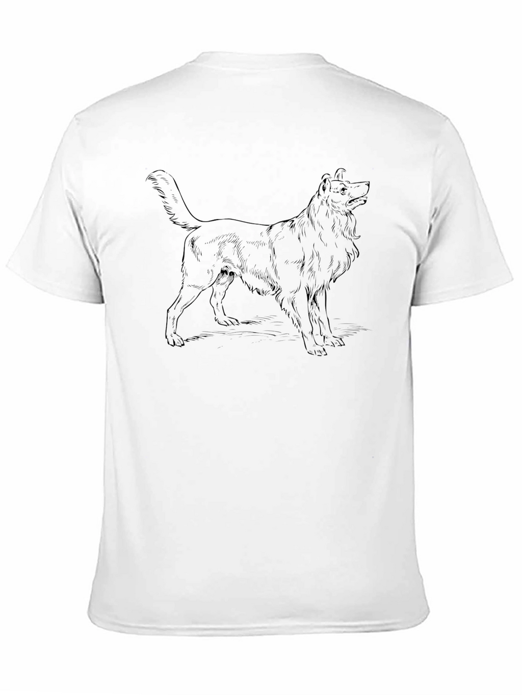 Black Dog Graphic Tee - Mens Fashion