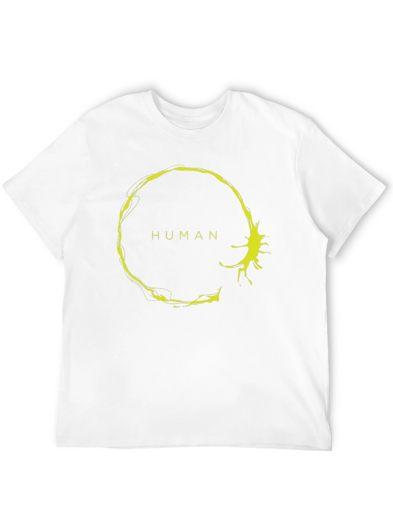 Human Symbol Graphic Tee - Black Casual Shirt