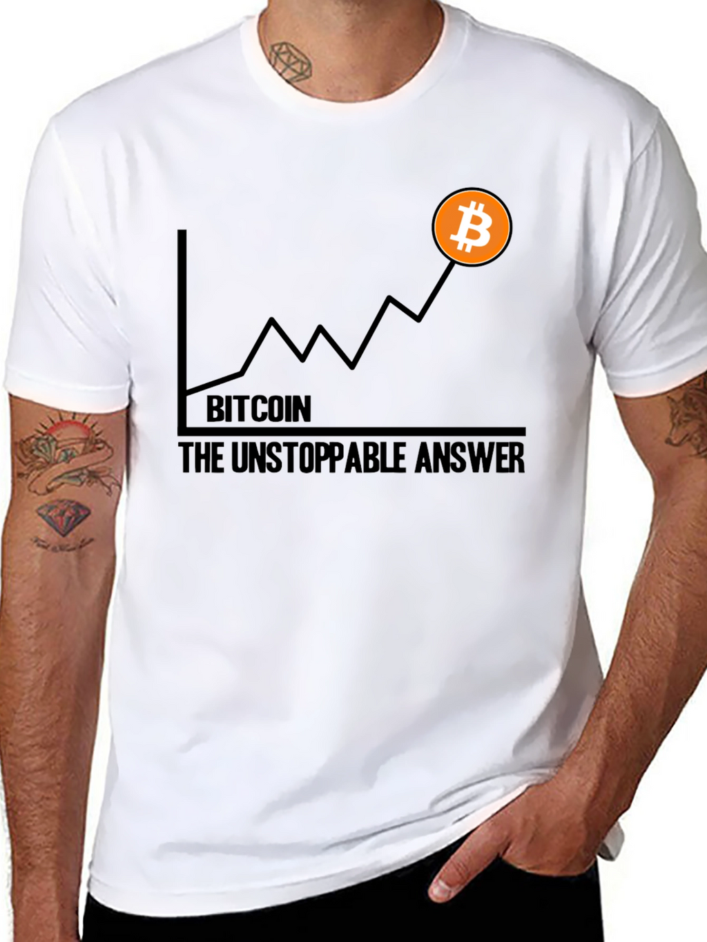 Bitcoin Unstoppable Answer Graphic Tee