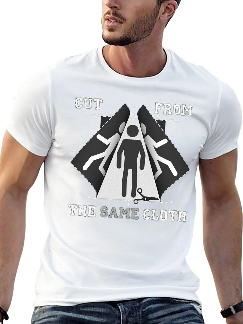 Cut From The Same Cloth Graphic Tee
