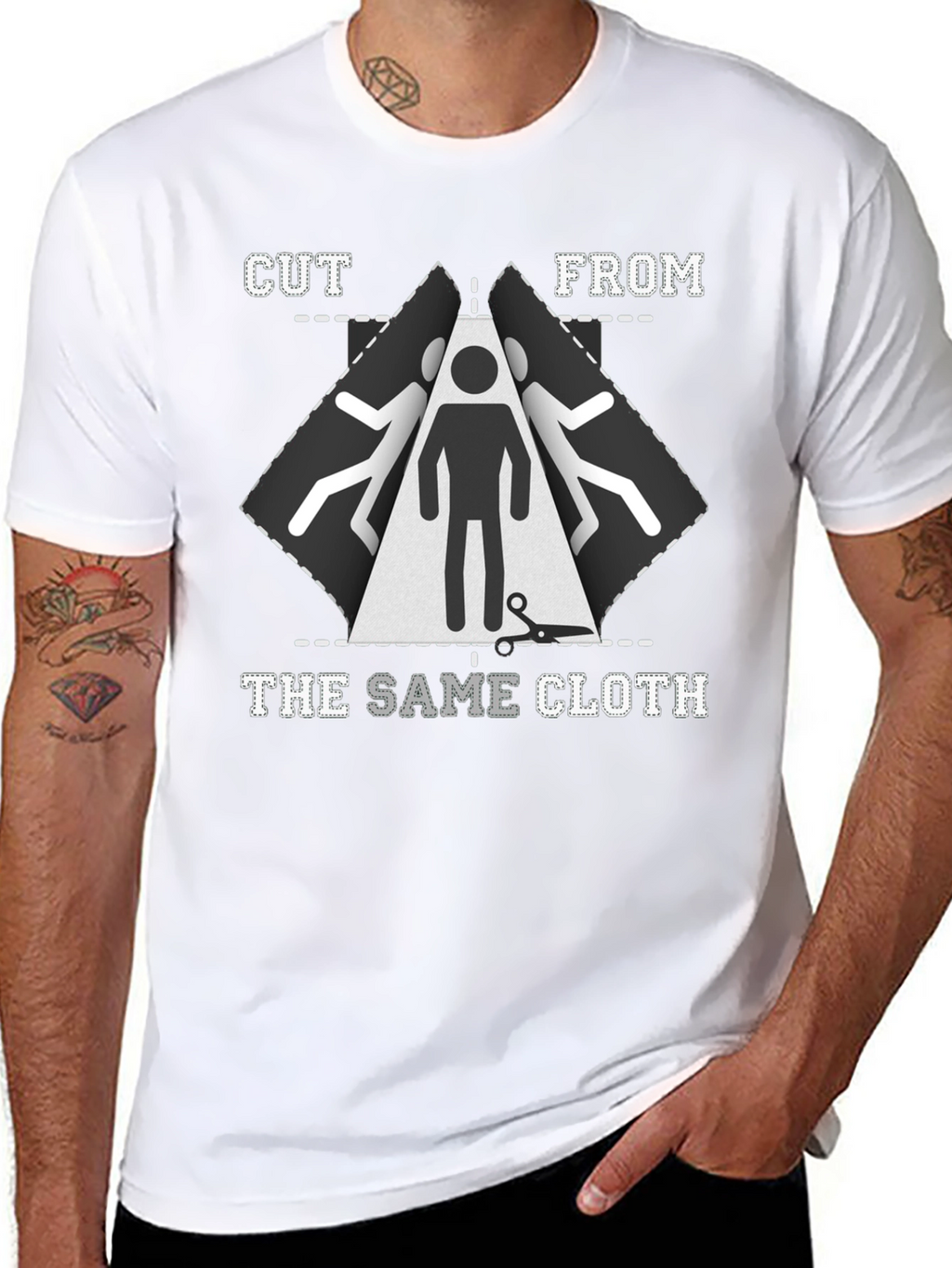 Cut From The Same Cloth Graphic Tee
