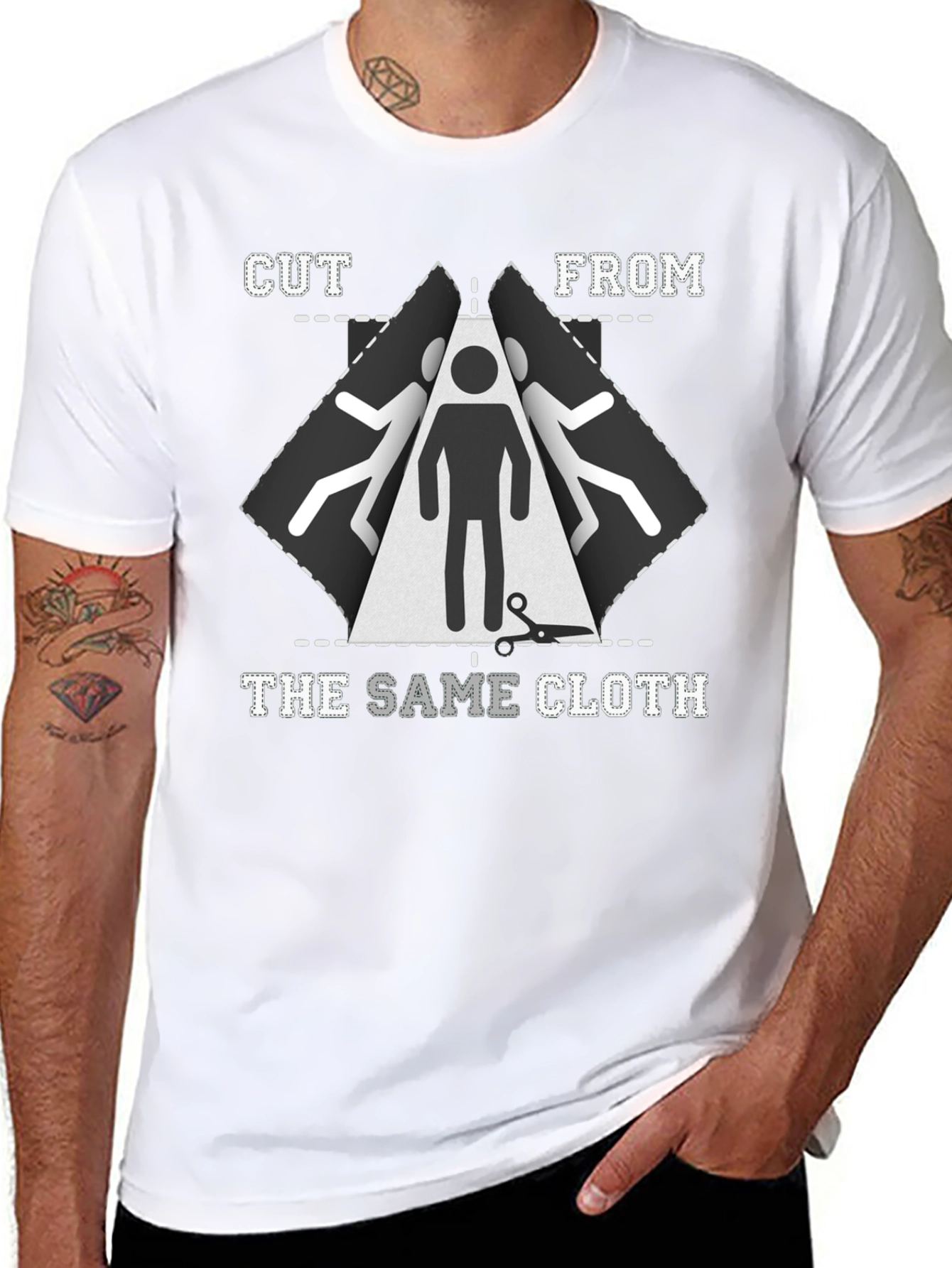 Cut From The Same Cloth Graphic Tee