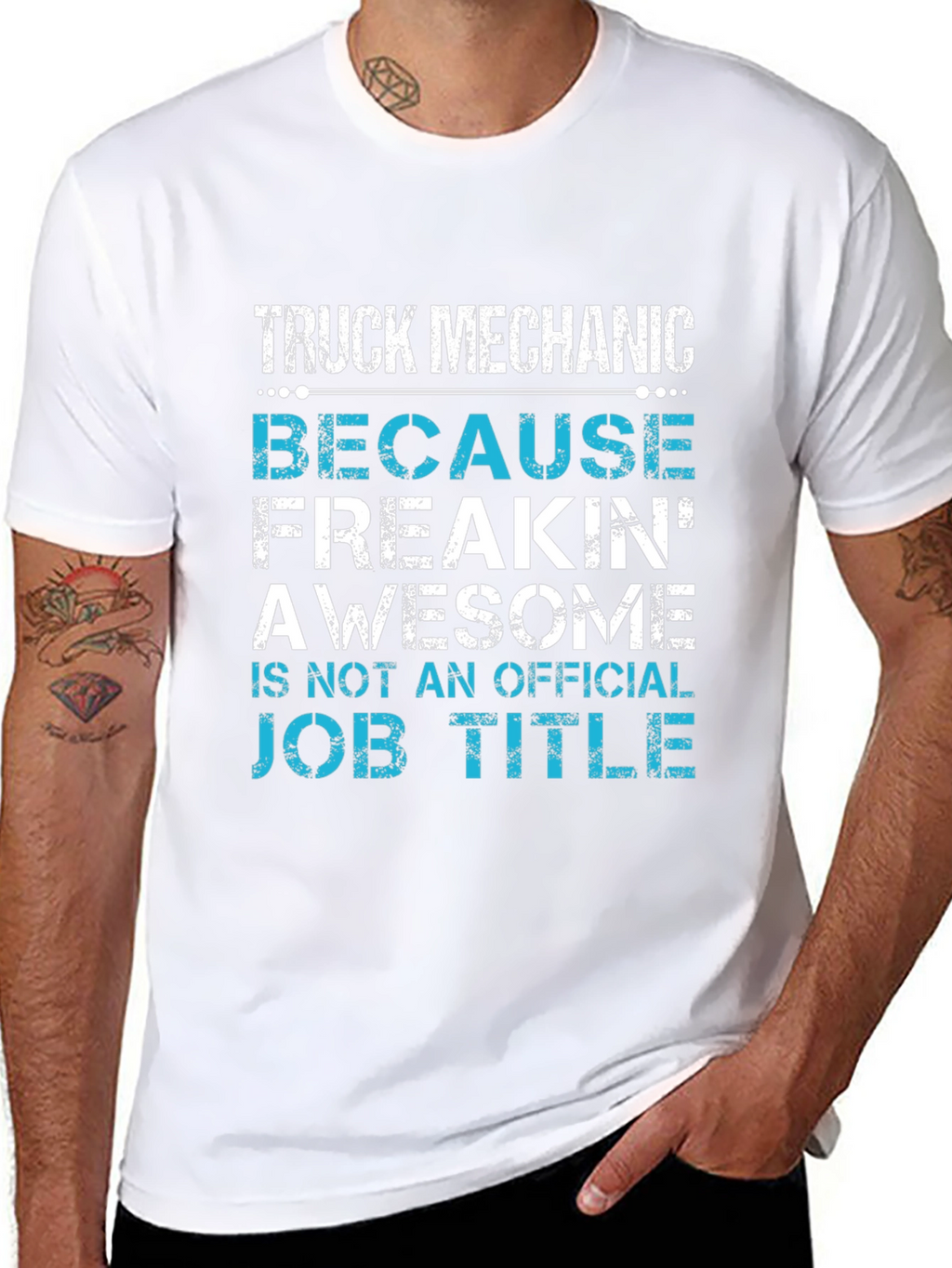 Truck Mechanic Novelty Graphic Tee