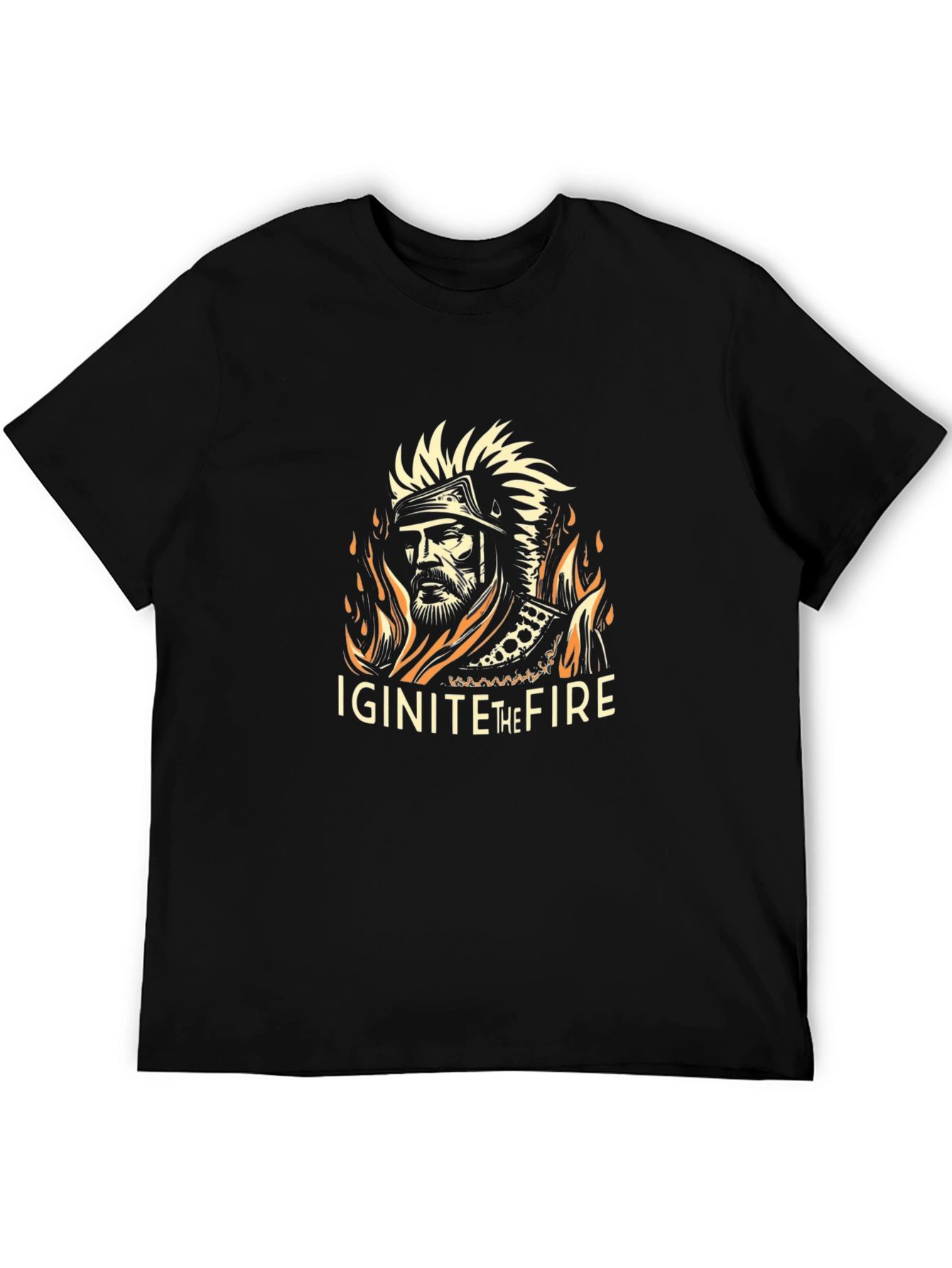 Ignite the Fire Graphic T-Shirt - Black