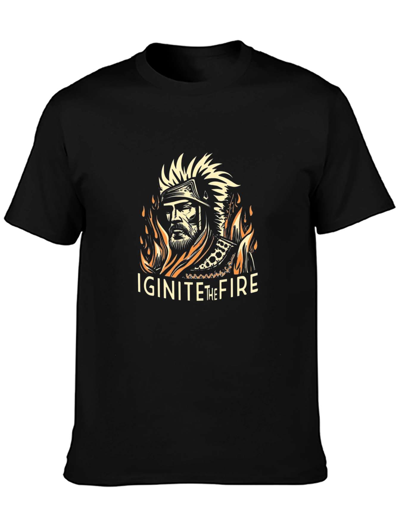 Ignite the Fire Graphic T-Shirt - Black