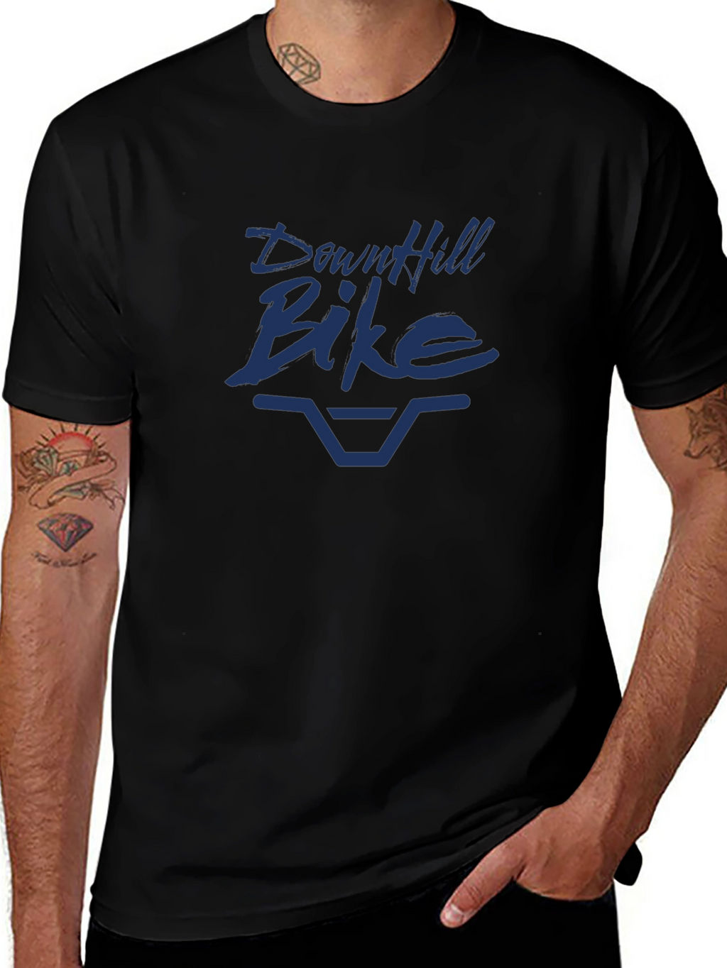 Downhill Bike T-Shirt - Graphic Tee