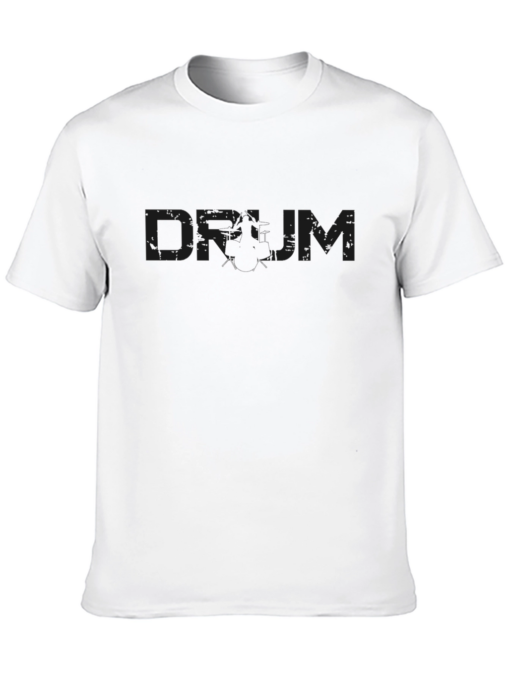 Mens Black DRUM Graphic Tee