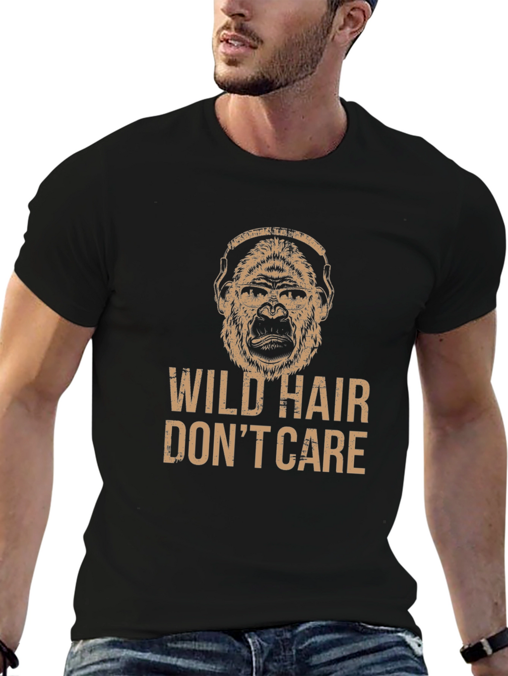 Wild Hair Dont Care Graphic Tee