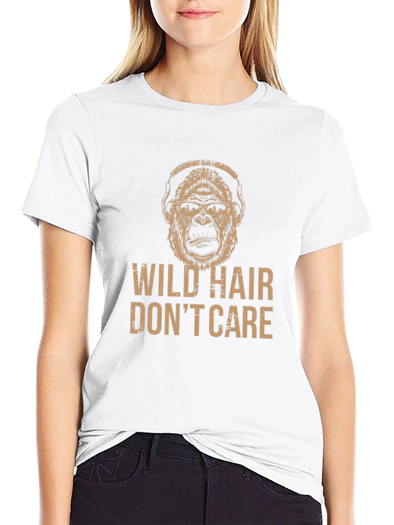 Wild Hair Dont Care Graphic Tee