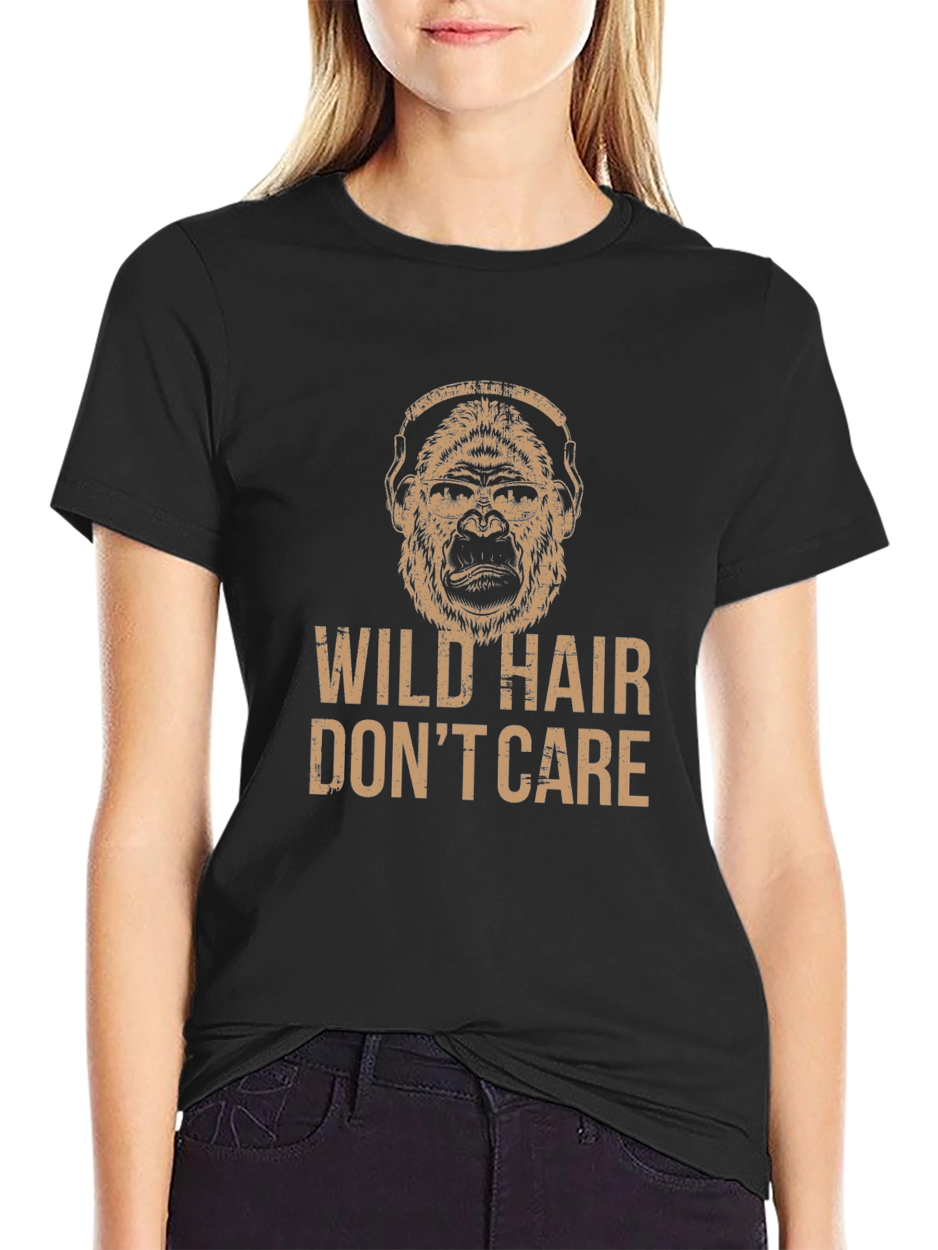 Wild Hair Dont Care Graphic Tee
