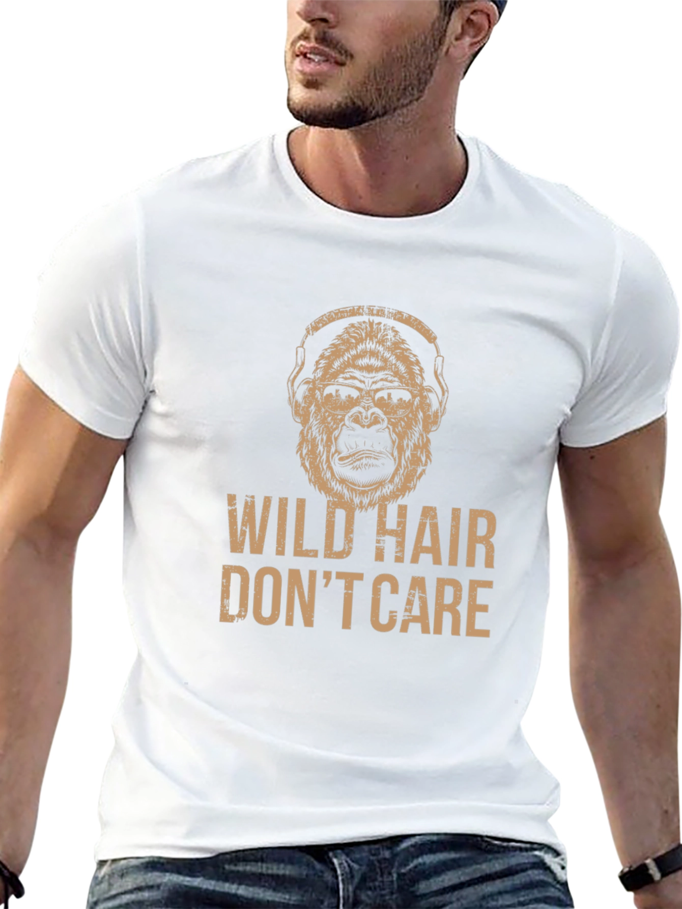 Wild Hair Dont Care Graphic Tee