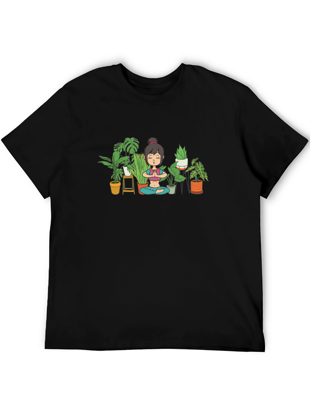 Yoga Plant Lover T-Shirt - Relax in Style