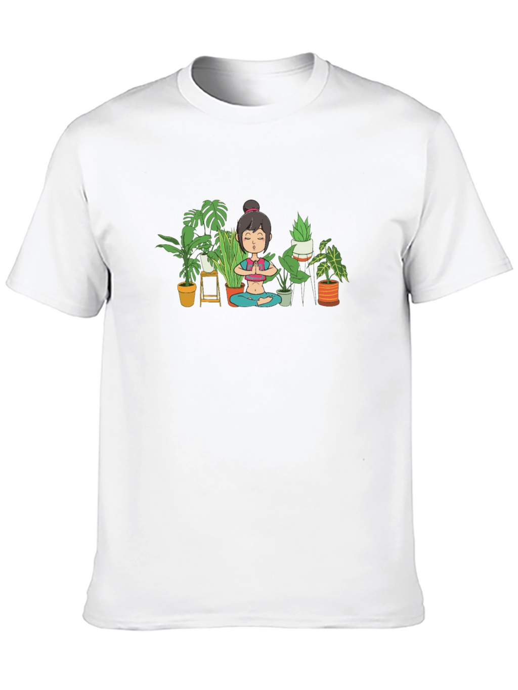 Yoga Plant Lover T-Shirt - Relax in Style