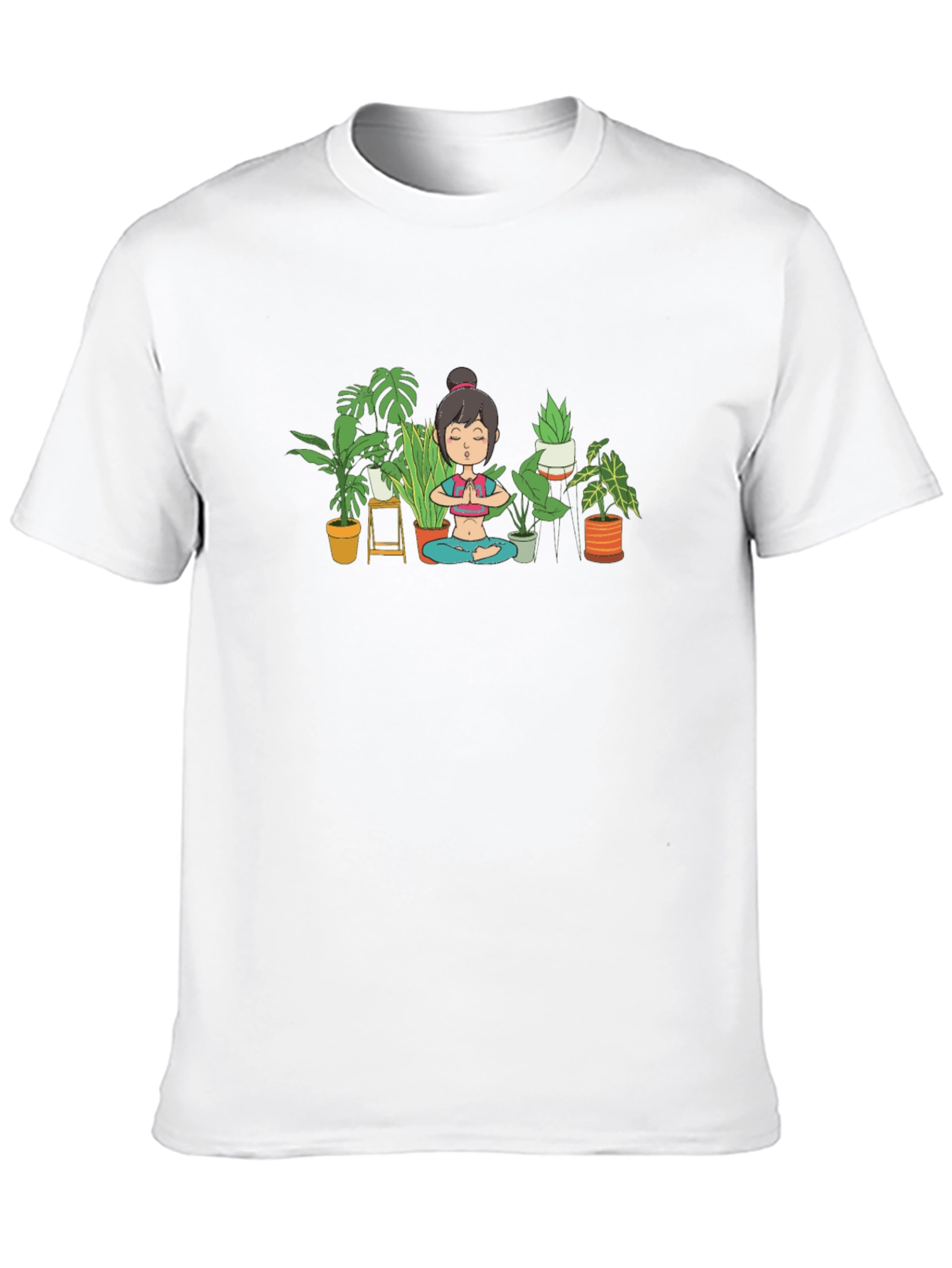 Yoga Plant Lover T-Shirt - Relax in Style