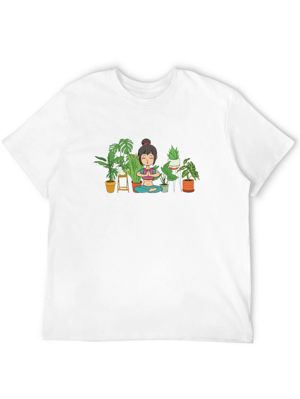 Yoga Plant Lover T-Shirt - Relax in Style