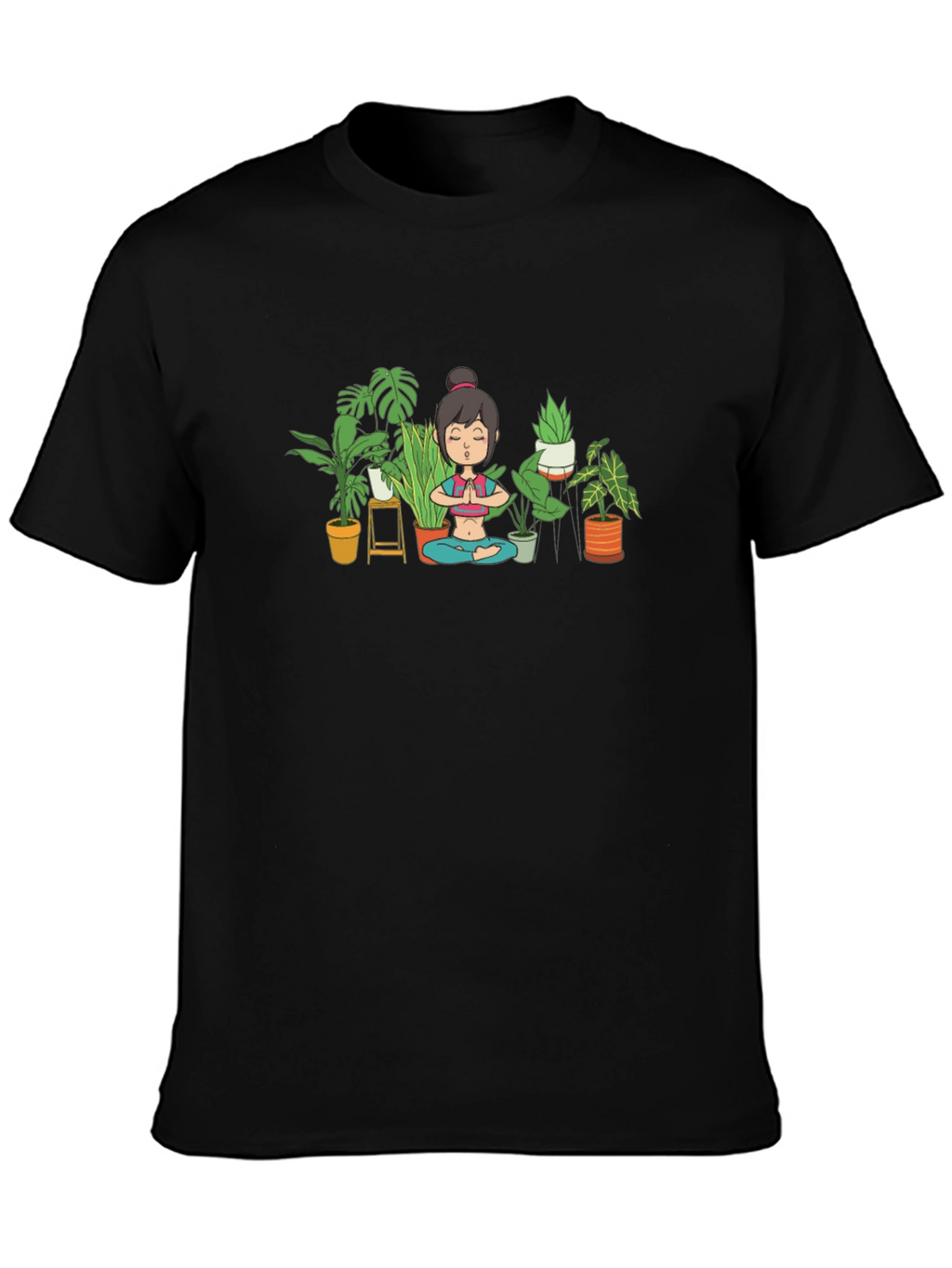 Yoga Plant Lover T-Shirt - Relax in Style