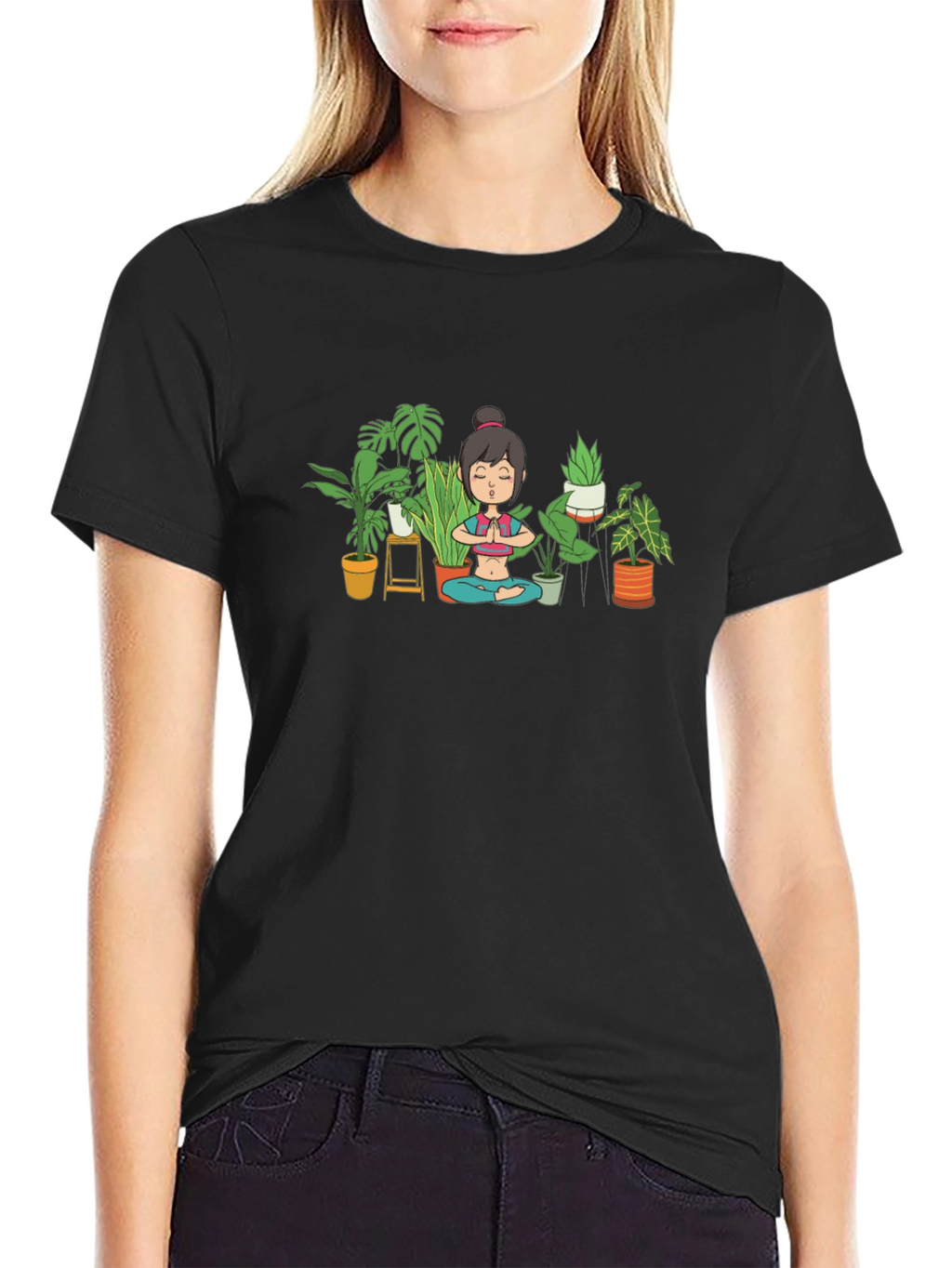 Yoga Plant Lover T-Shirt - Relax in Style