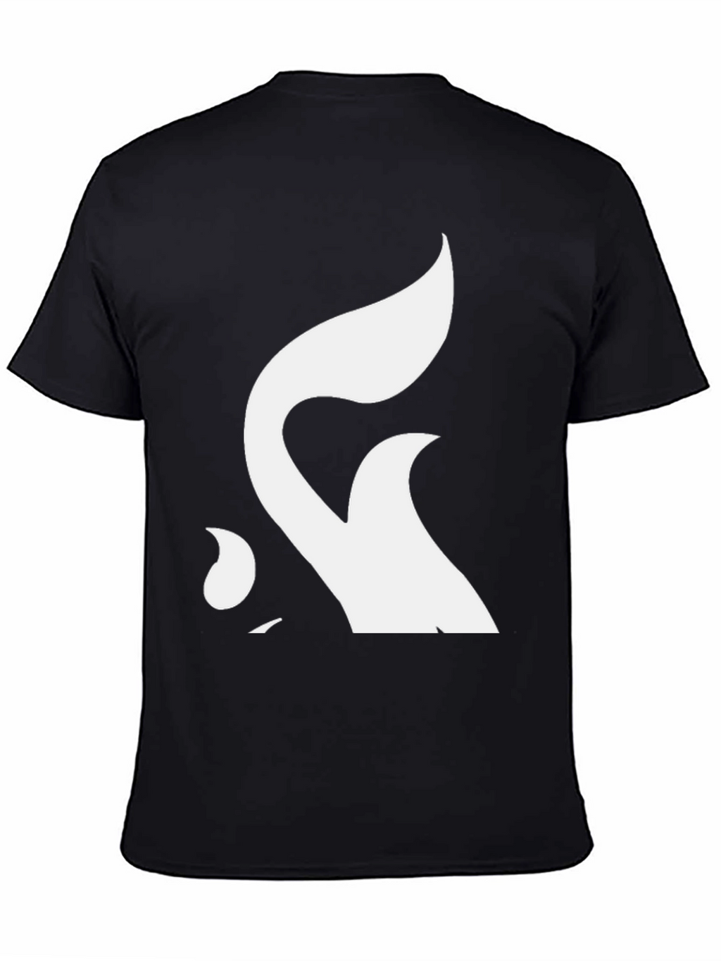 Orca Tail Black T-Shirt - Bold Graphic Tee